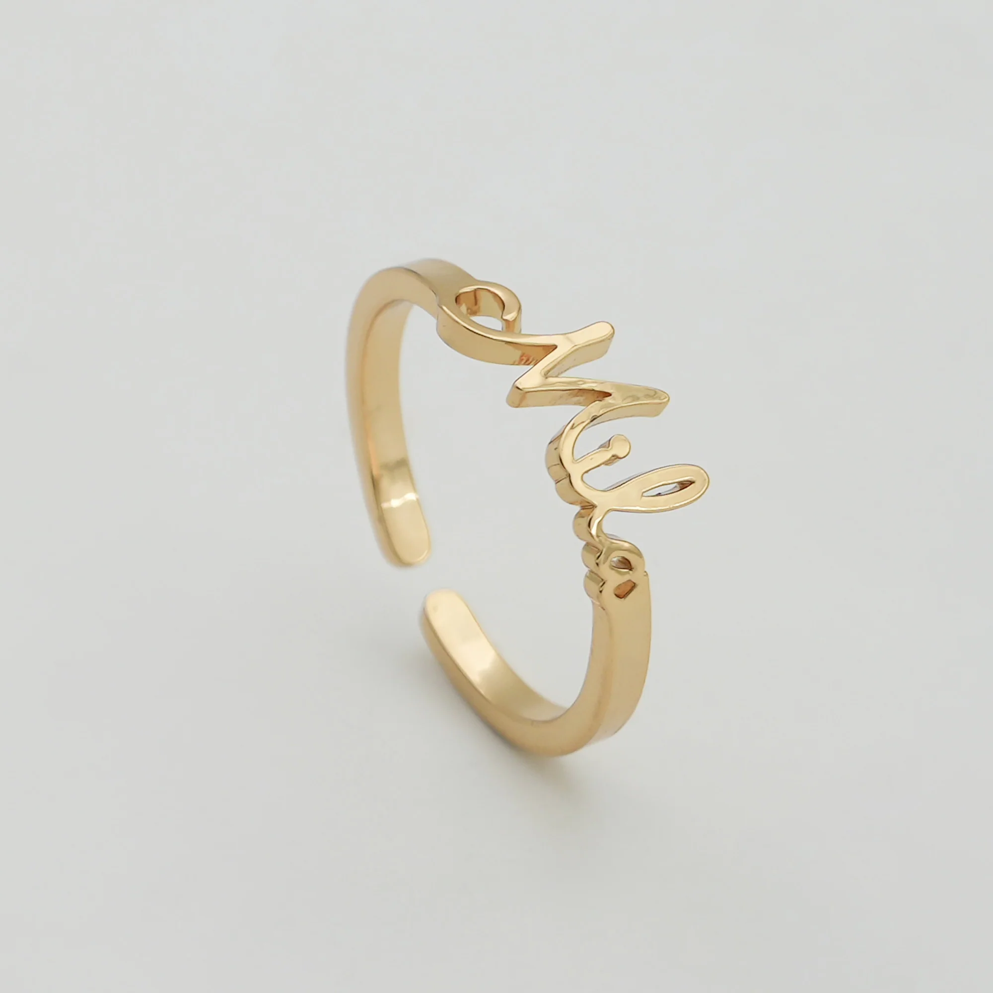 London Custom Name Ring