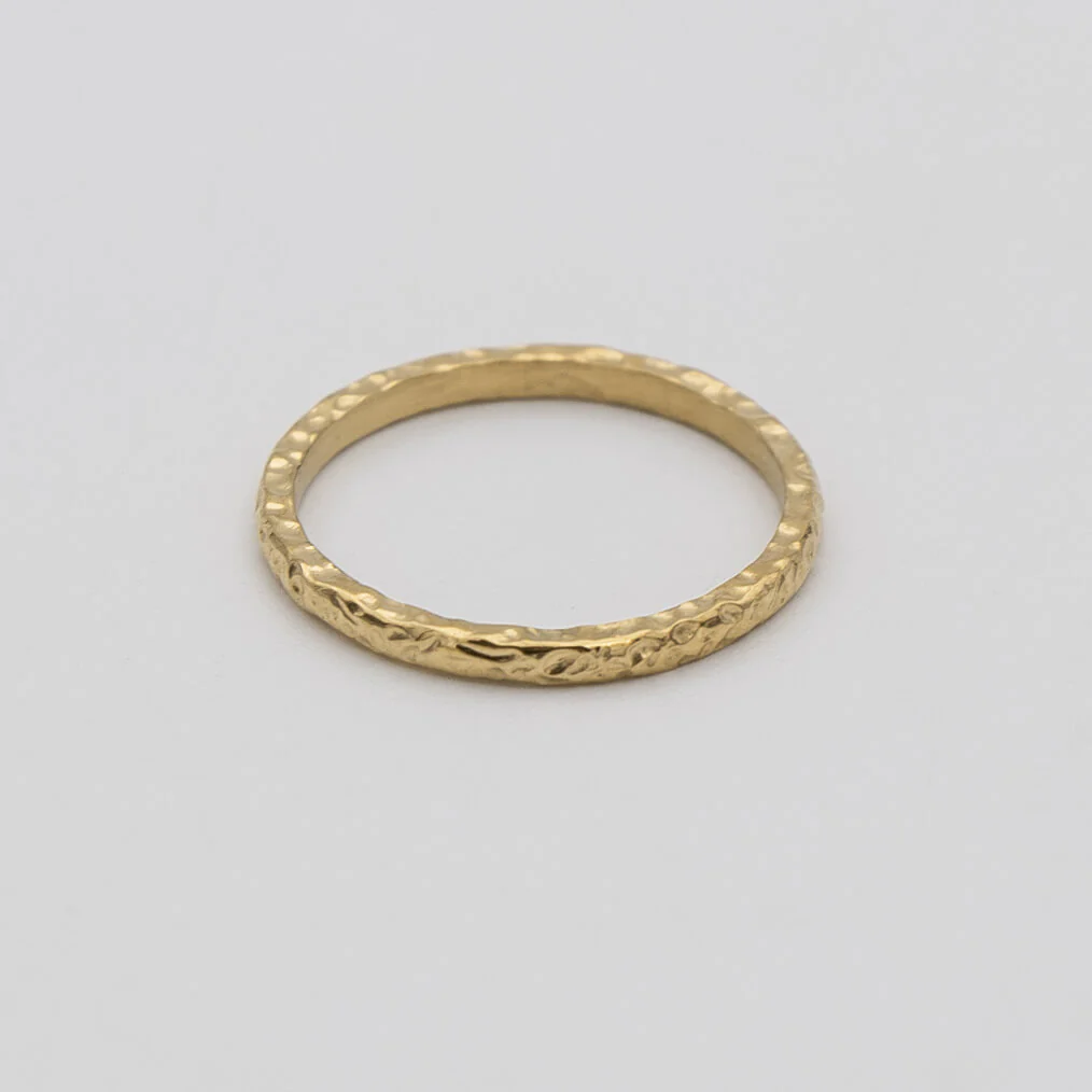 Luiza Hammered Band Ring - Image 5