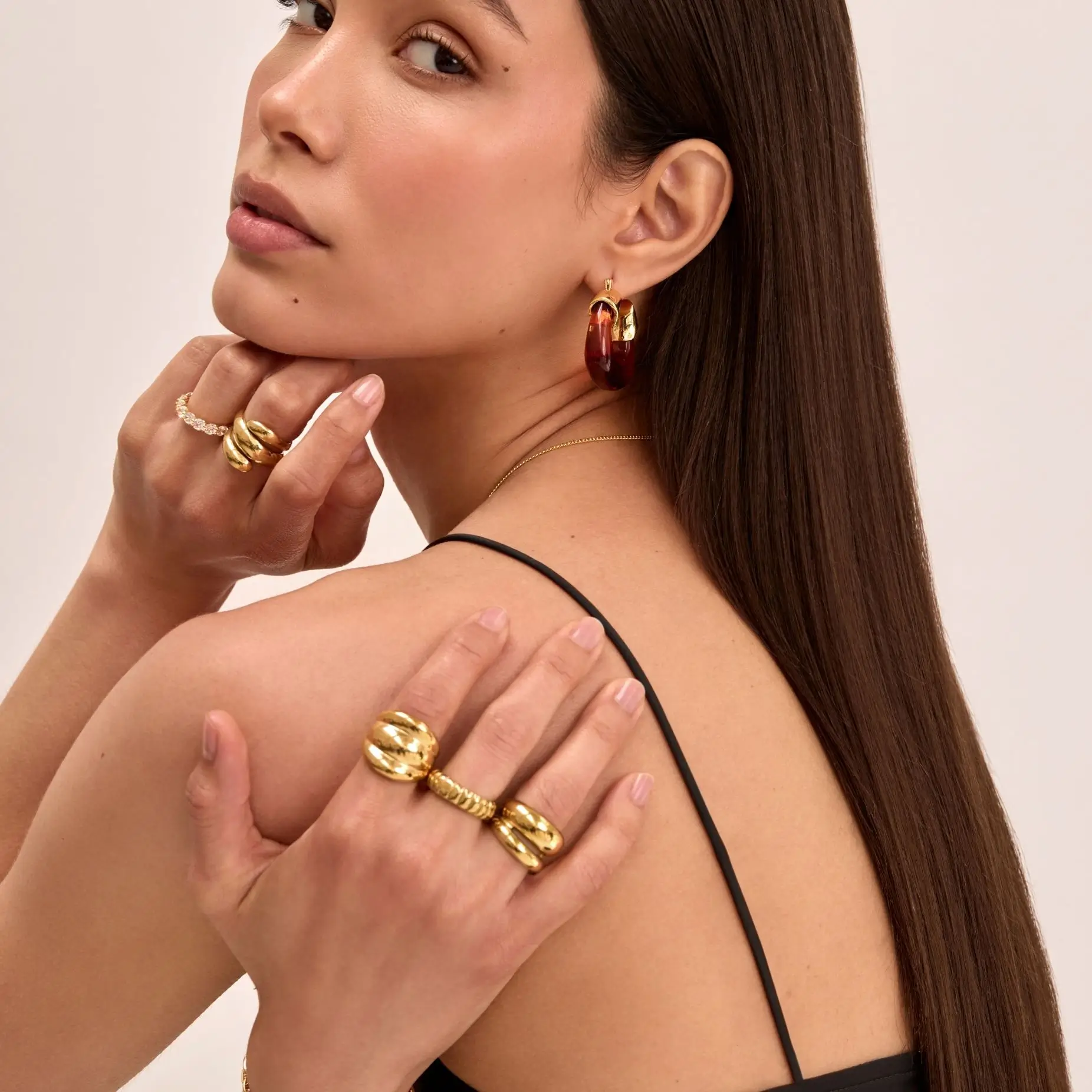 Maeve Chunky Triple Band Ring - Image 10