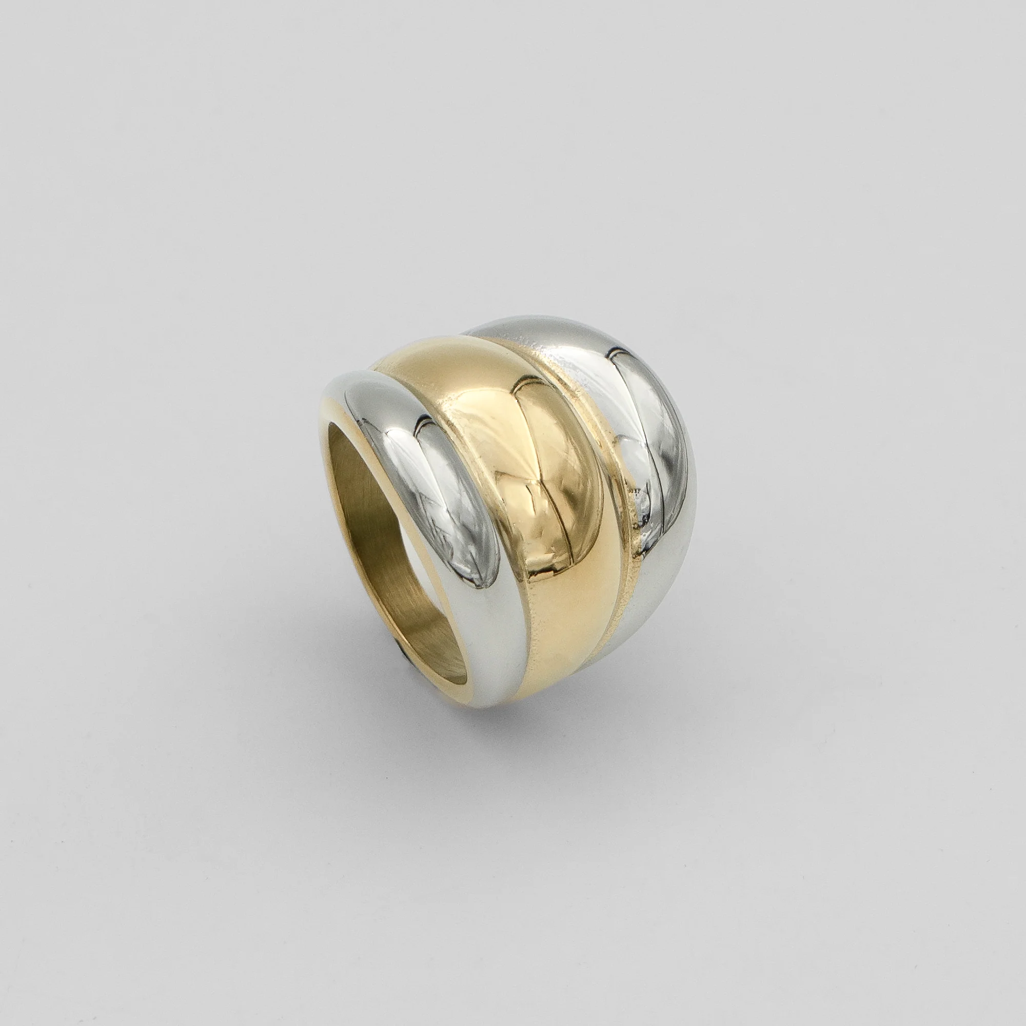Maeve Chunky Triple Band Ring - Image 12