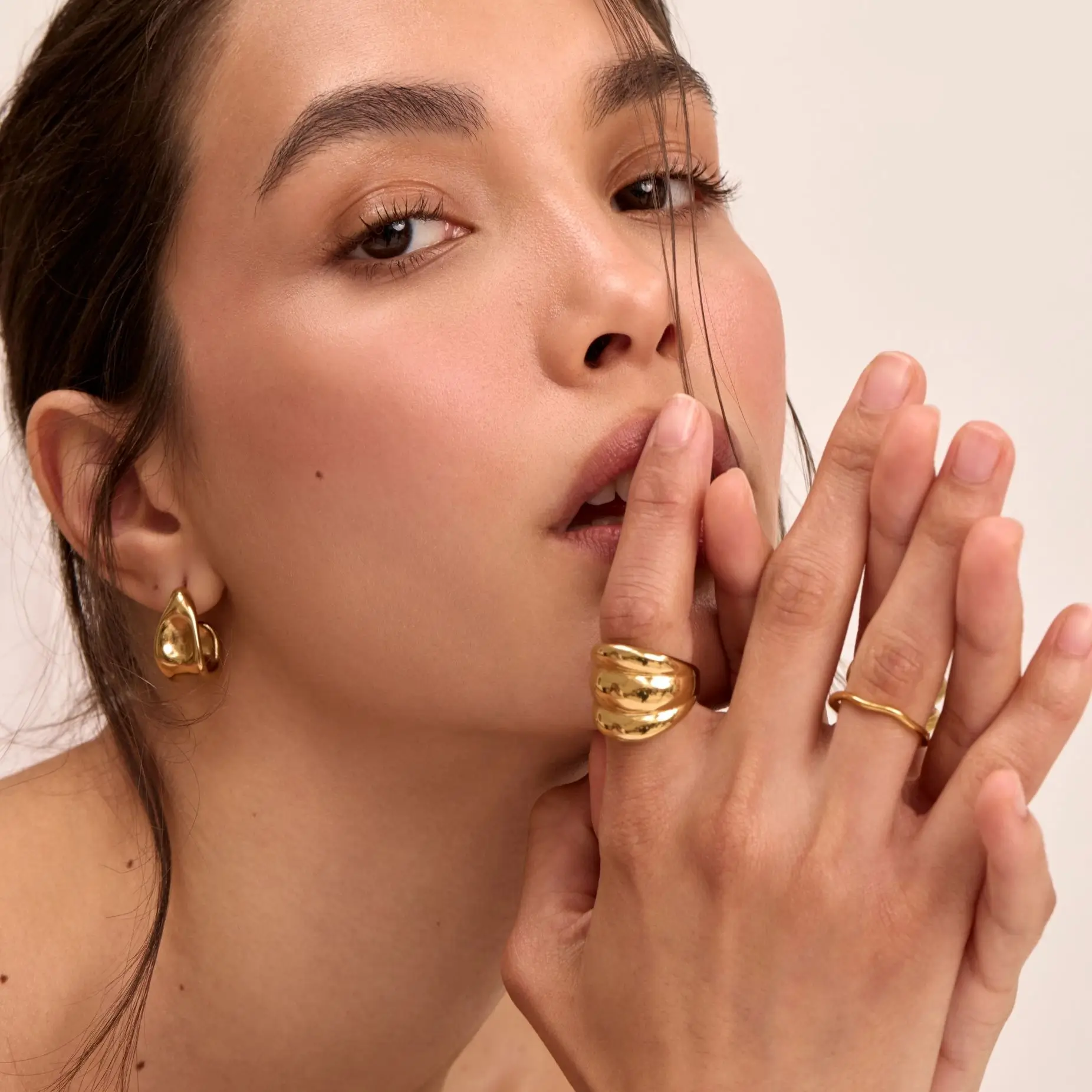 Maeve Chunky Triple Band Ring - Image 6