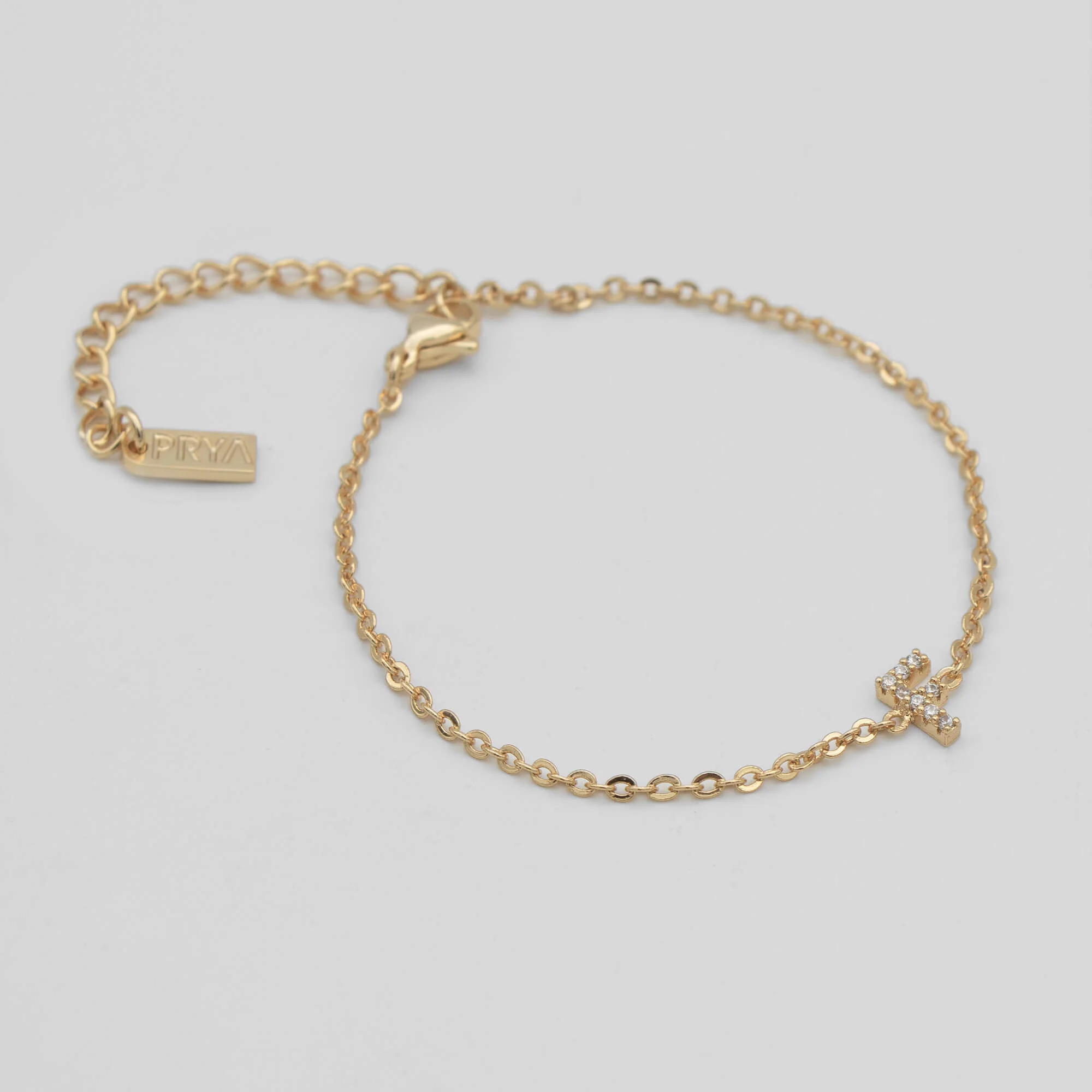 Maia Pave initial bracelet - Image 14