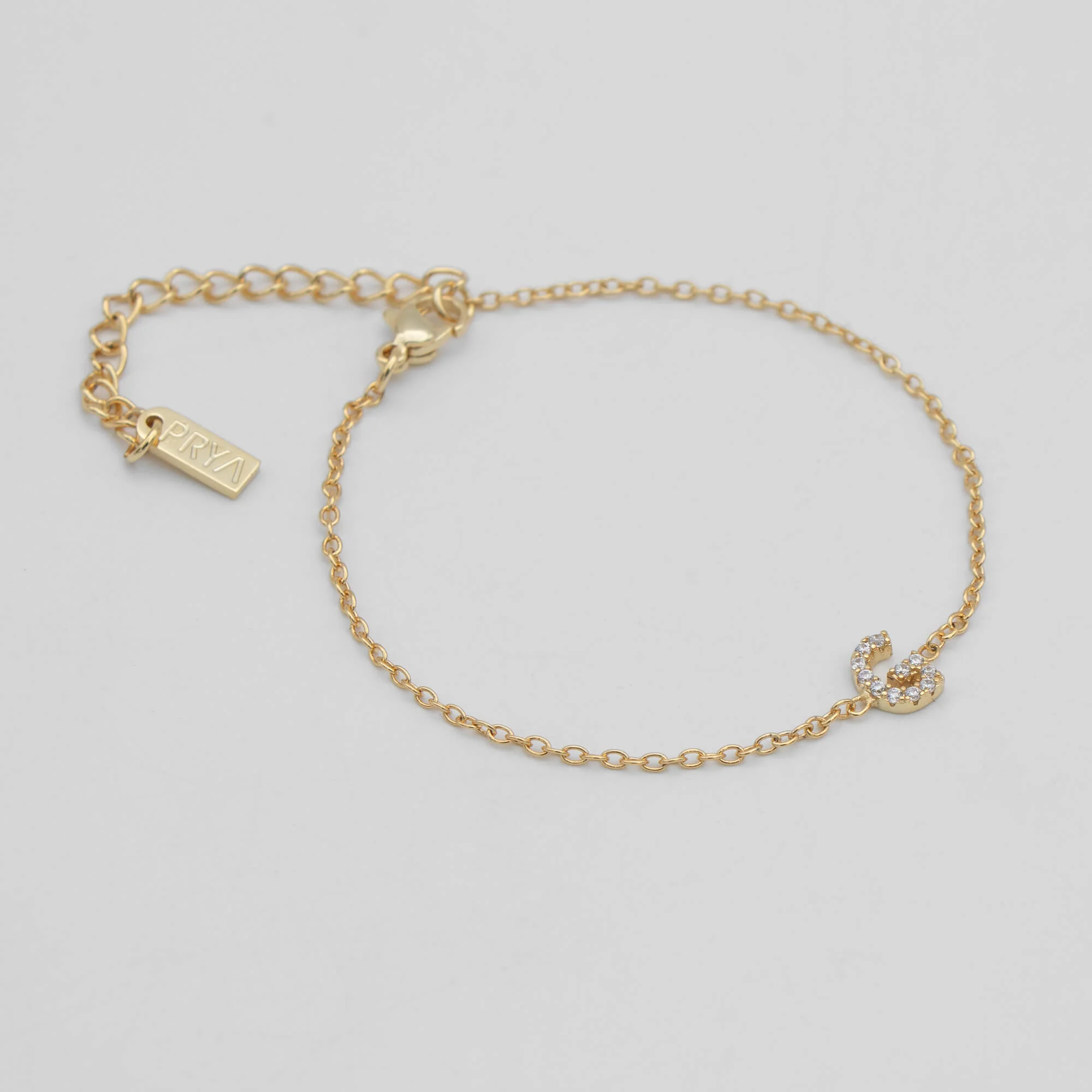 Maia Pave initial bracelet - Image 16