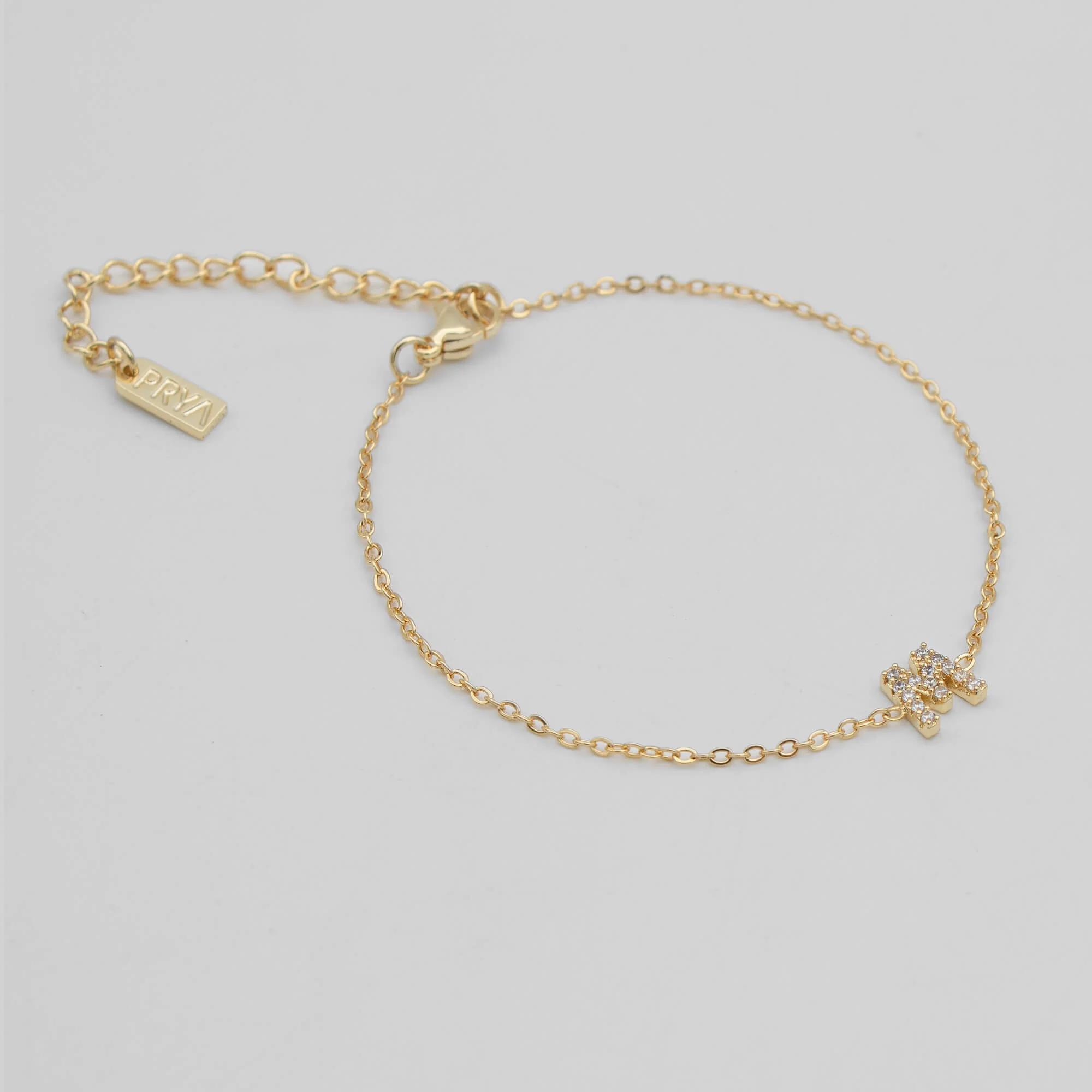 Maia Pave initial bracelet - Image 25