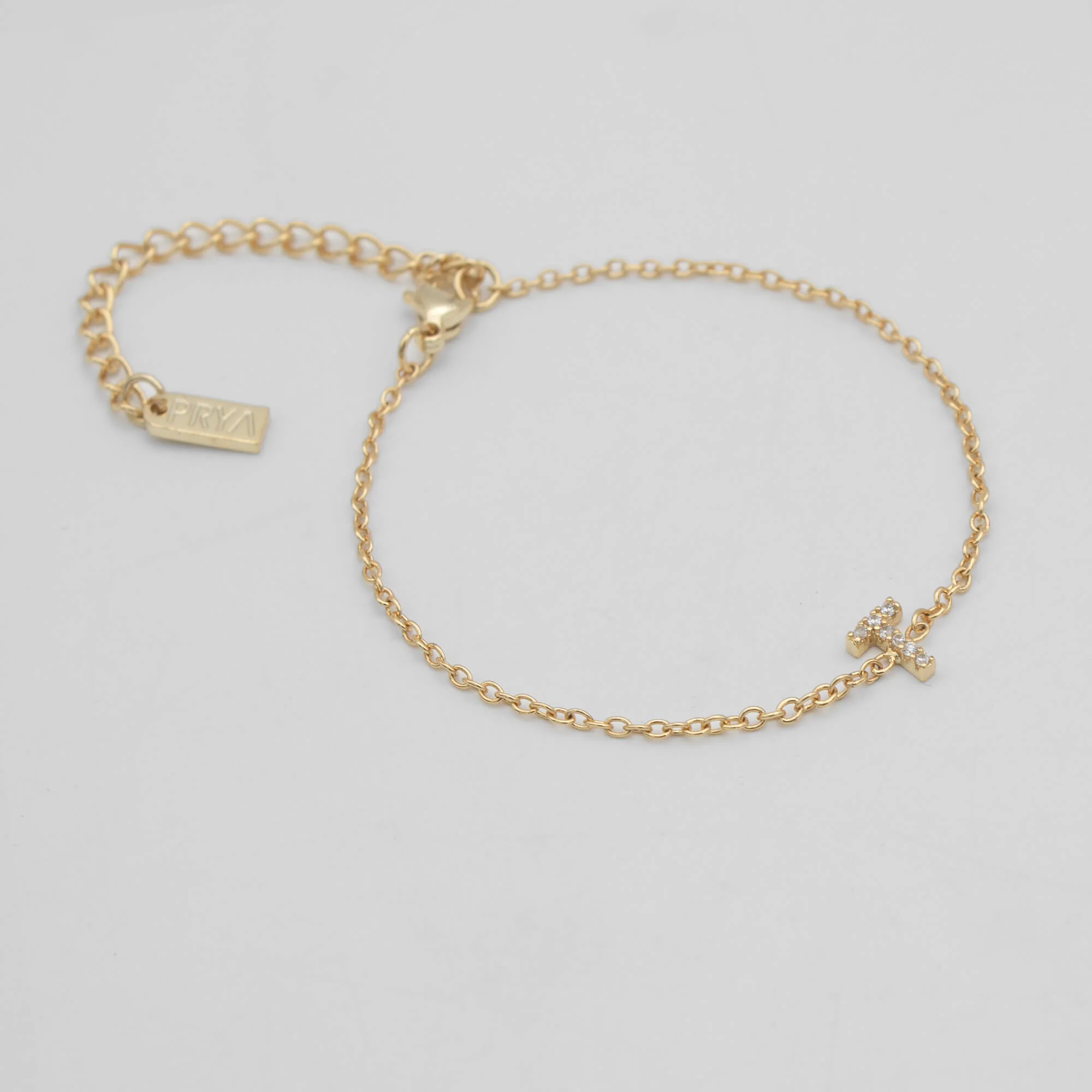 Maia Pave initial bracelet - Image 39