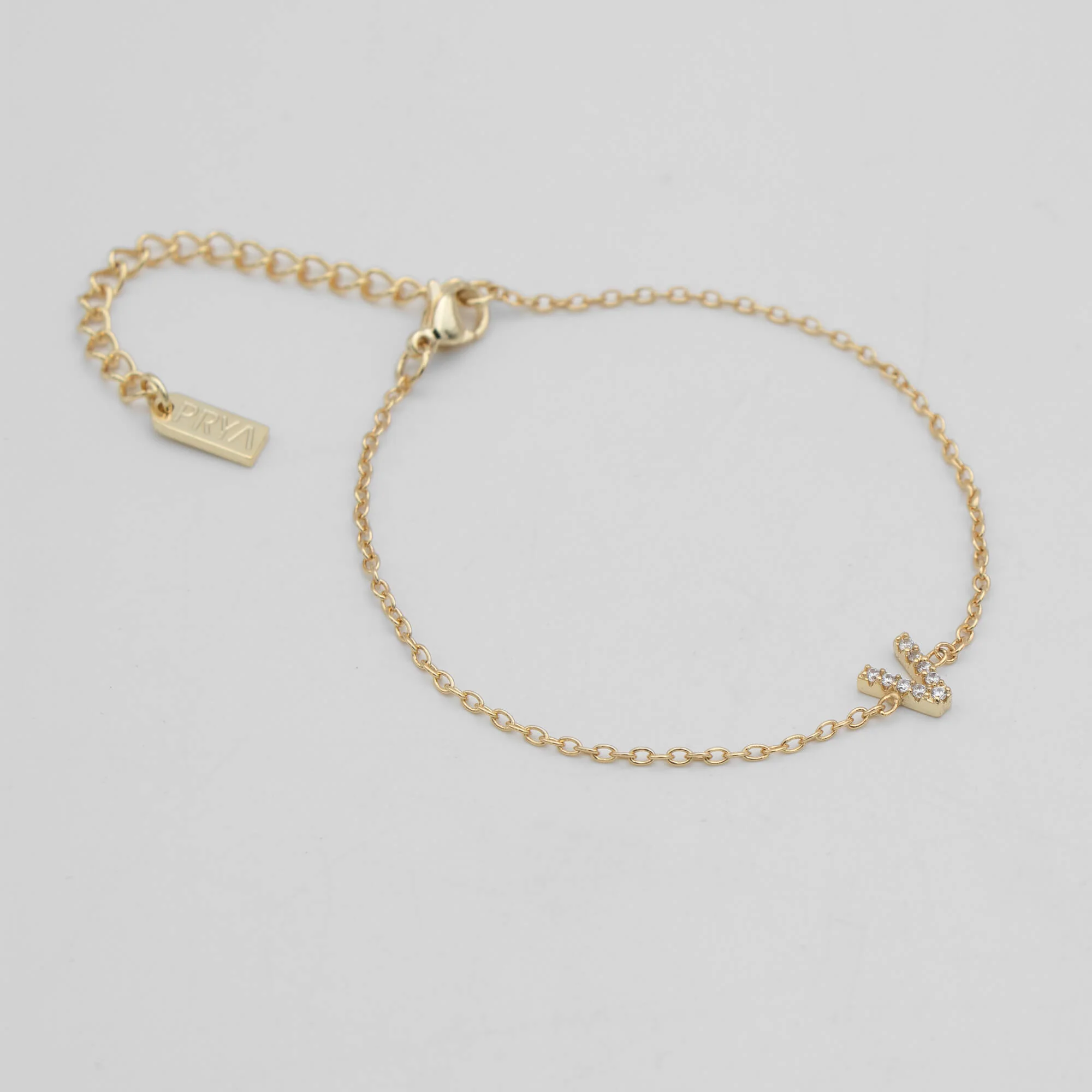 Maia Pave initial bracelet - Image 43