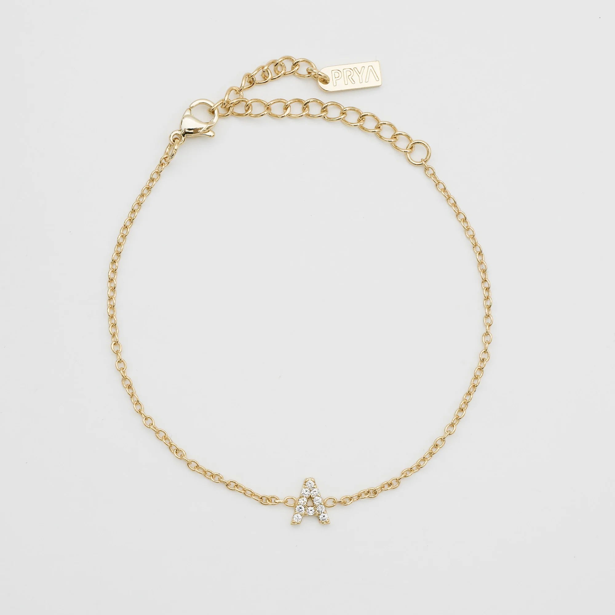 Maia Pave initial bracelet - Image 5