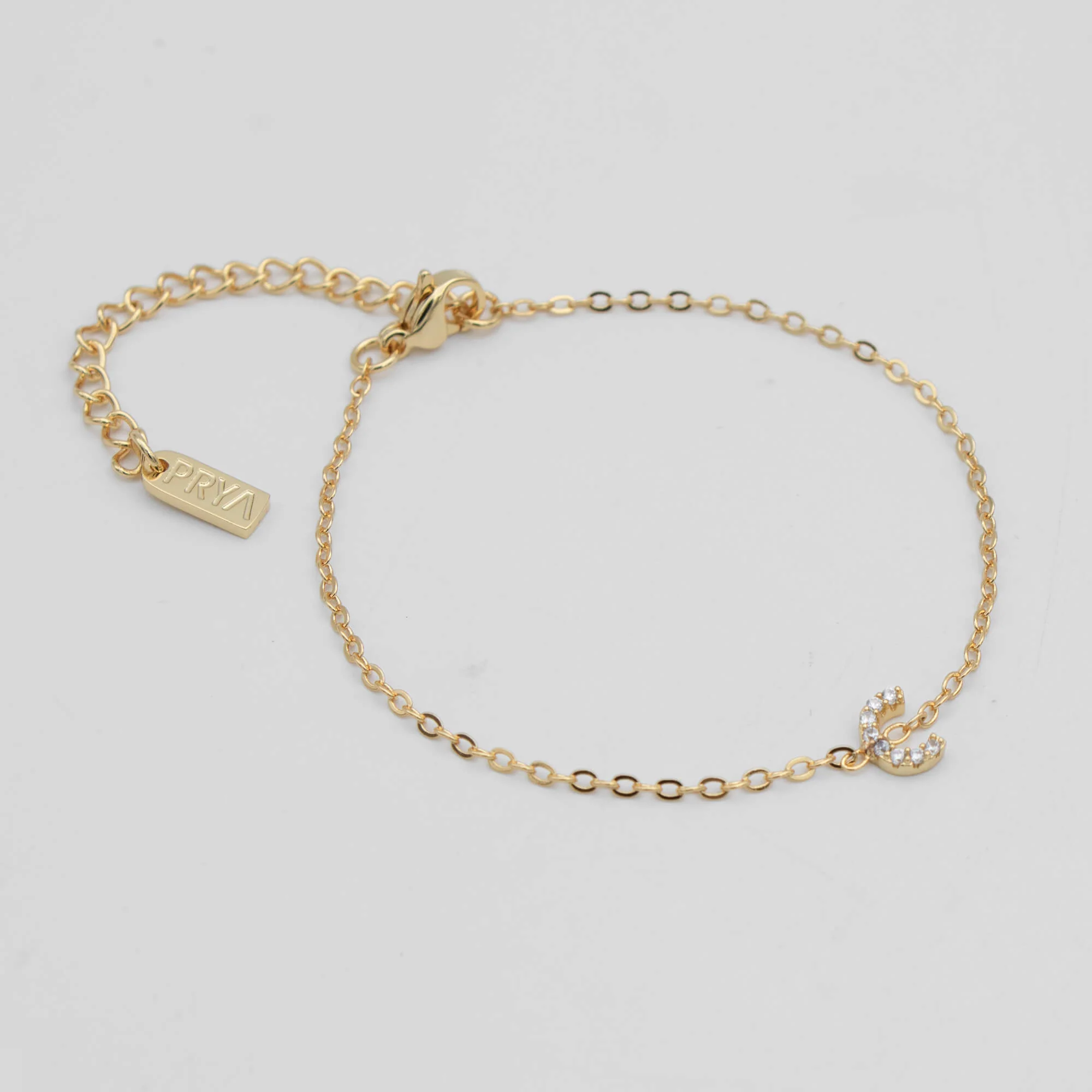 Maia Pave initial bracelet - Image 9
