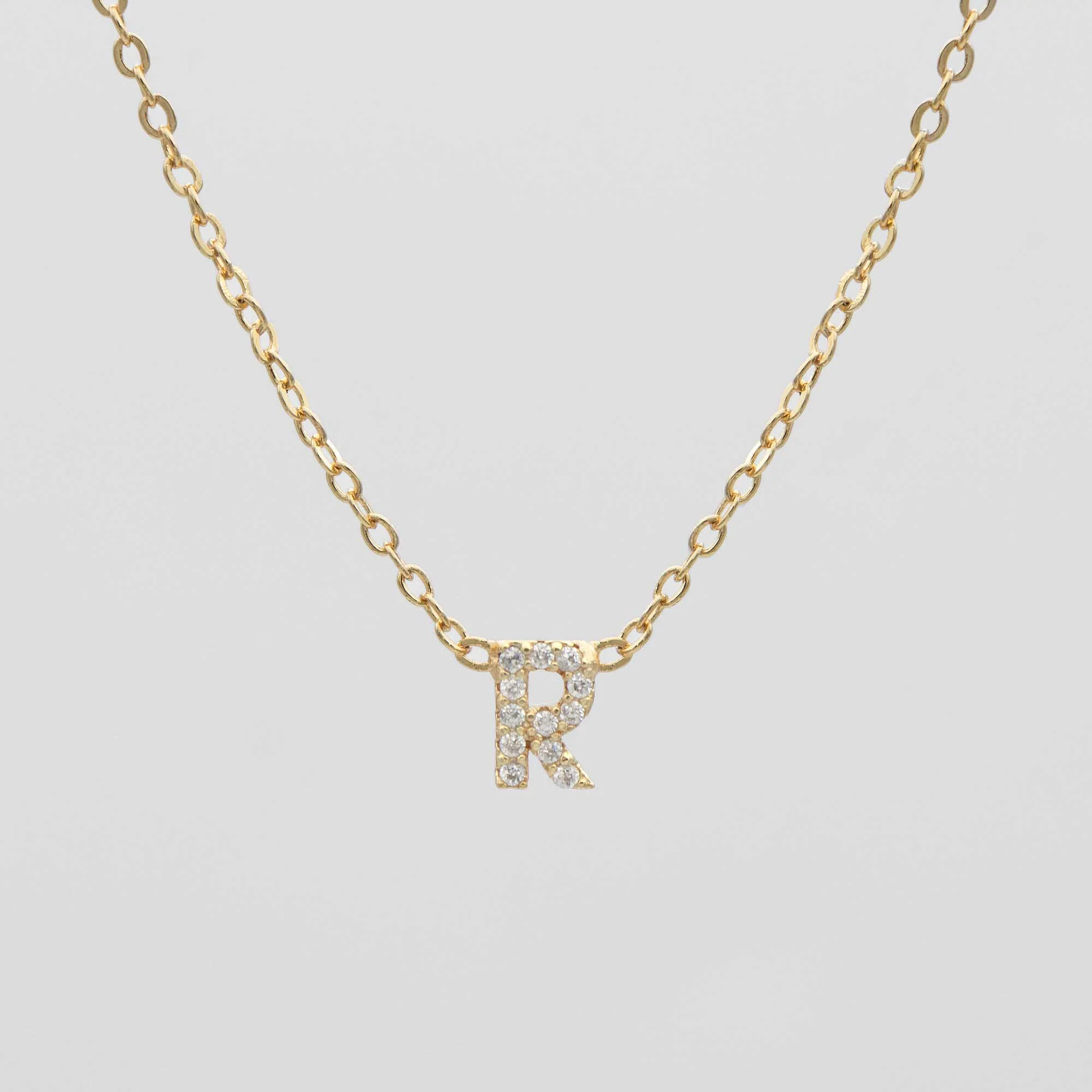 Maia Pave Initial Necklace - Image 21