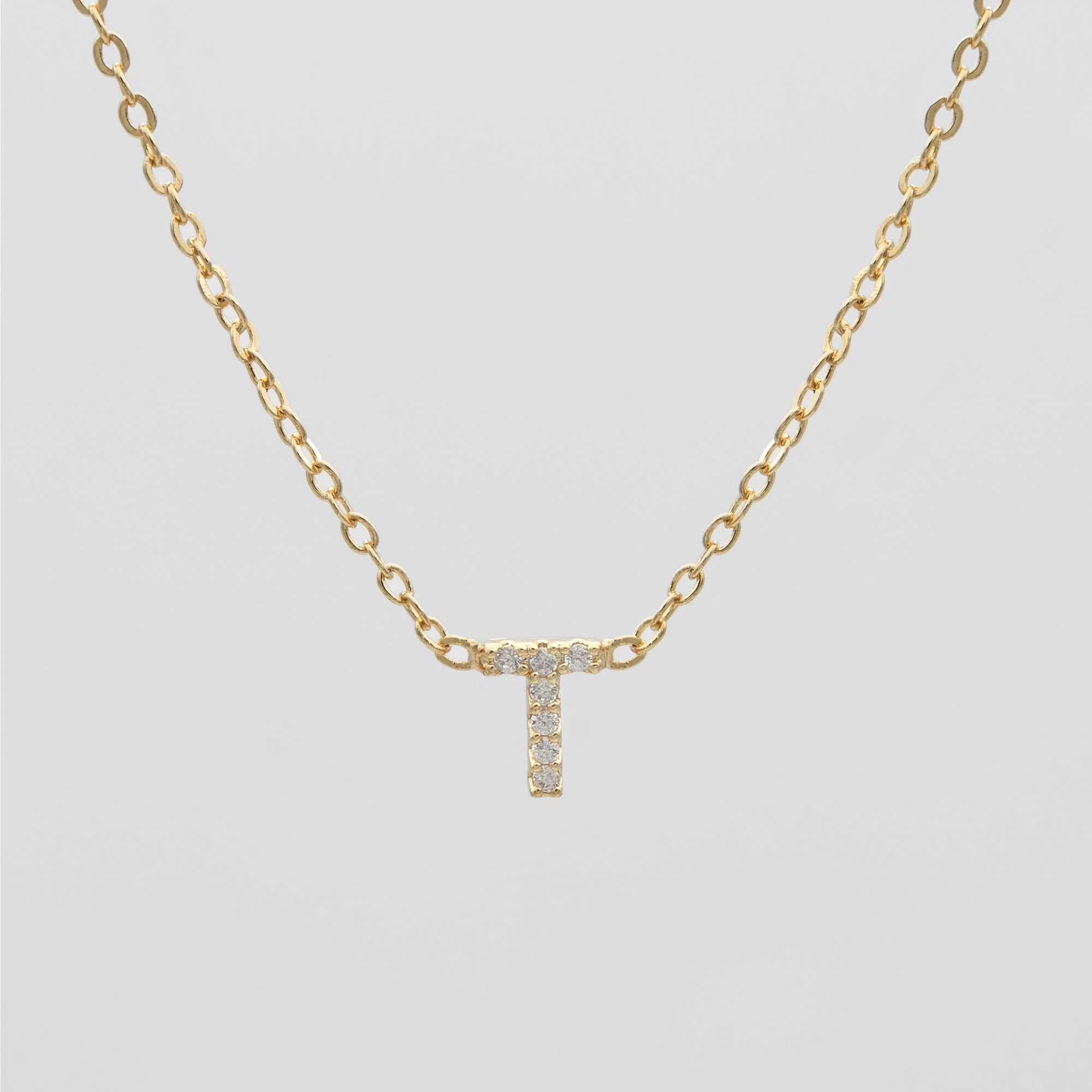 Maia Pave Initial Necklace - Image 23
