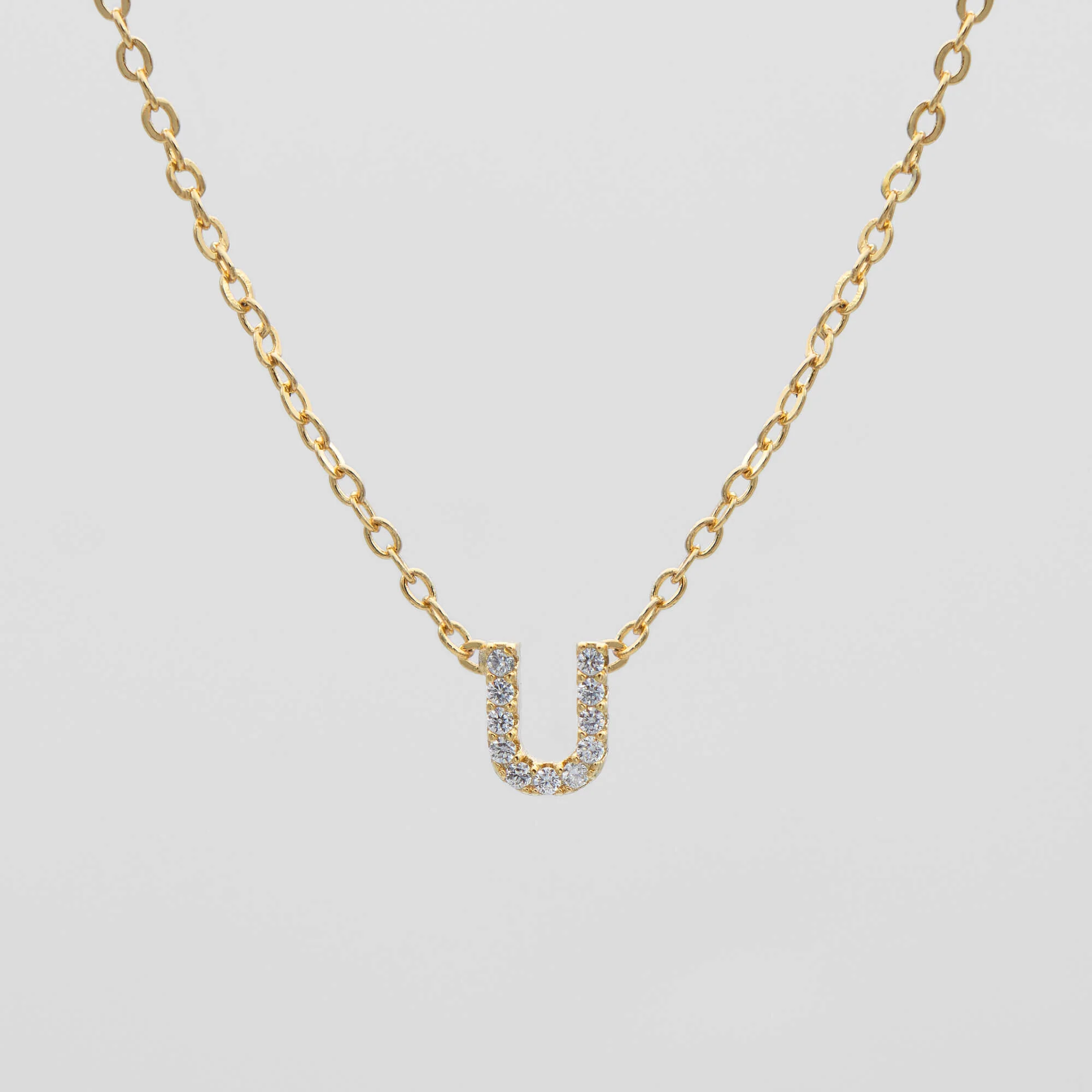 Maia Pave Initial Necklace - Image 24