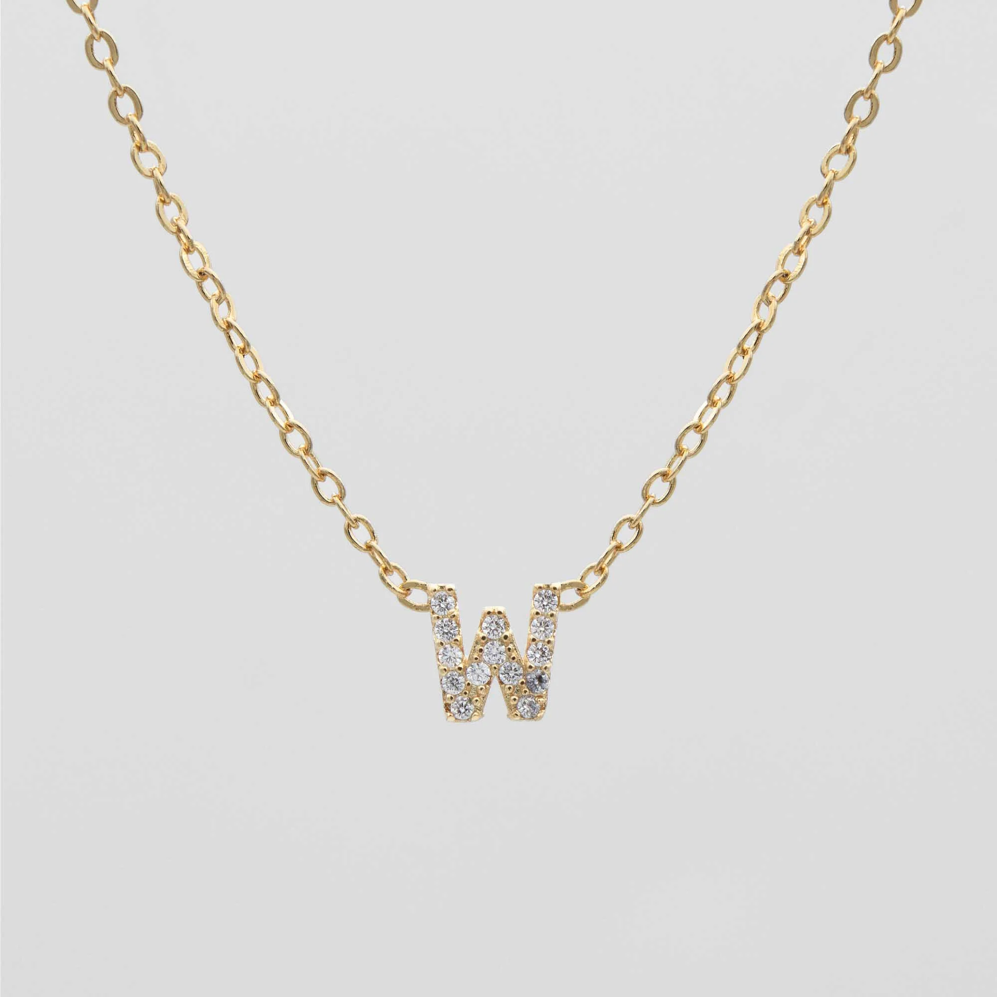 Maia Pave Initial Necklace - Image 26