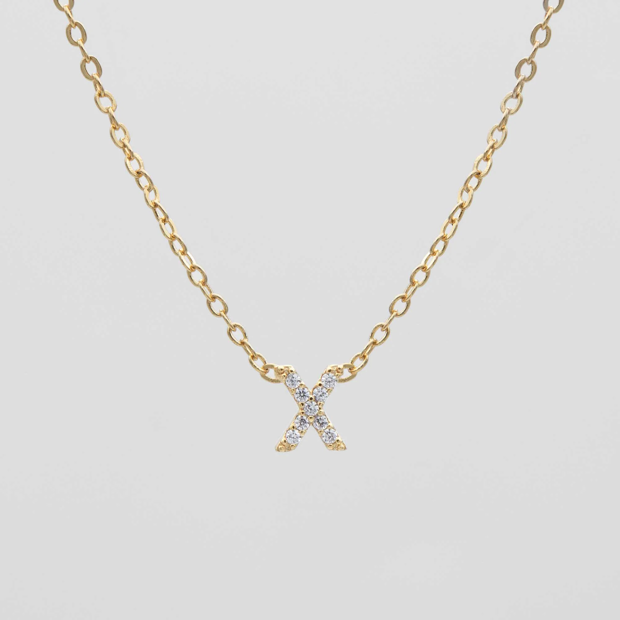 Maia Pave Initial Necklace - Image 27