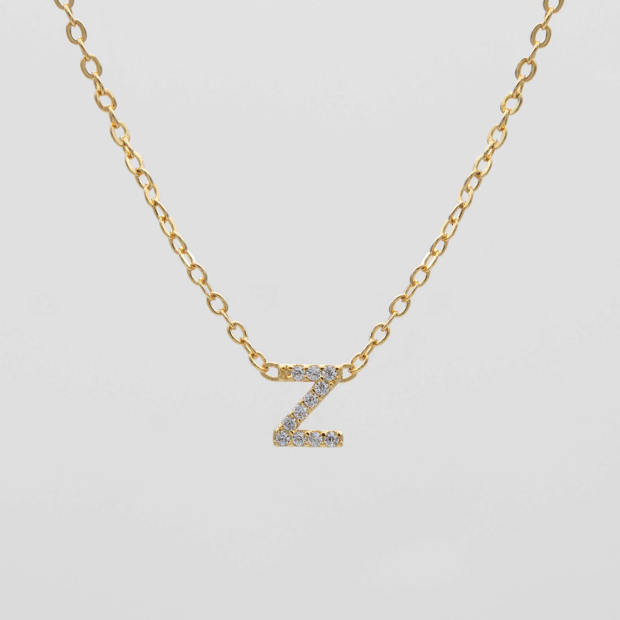 Maia Pave Initial Necklace - Image 29