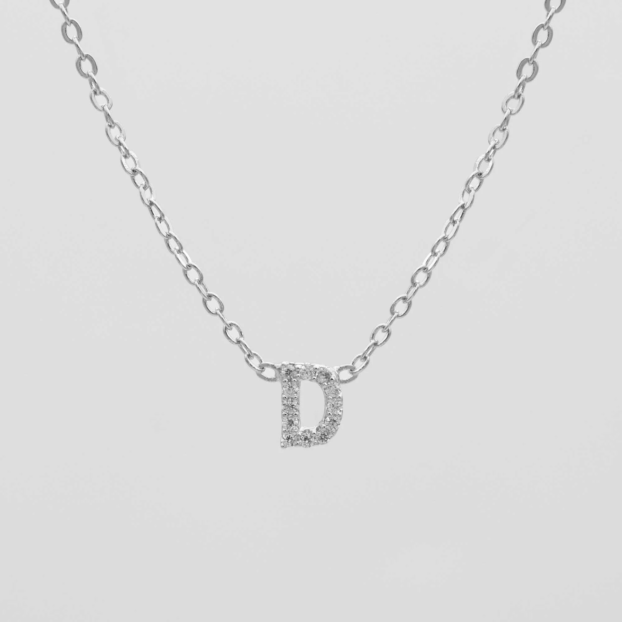 Maia Pave Initial Necklace - Image 32