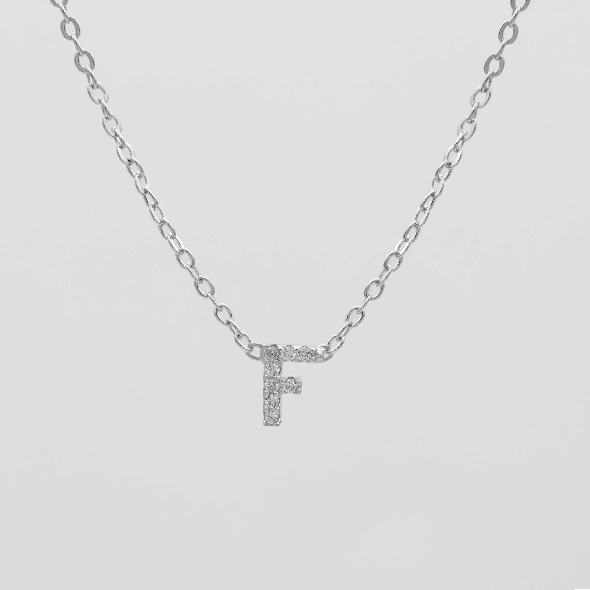 Maia Pave Initial Necklace - Image 34
