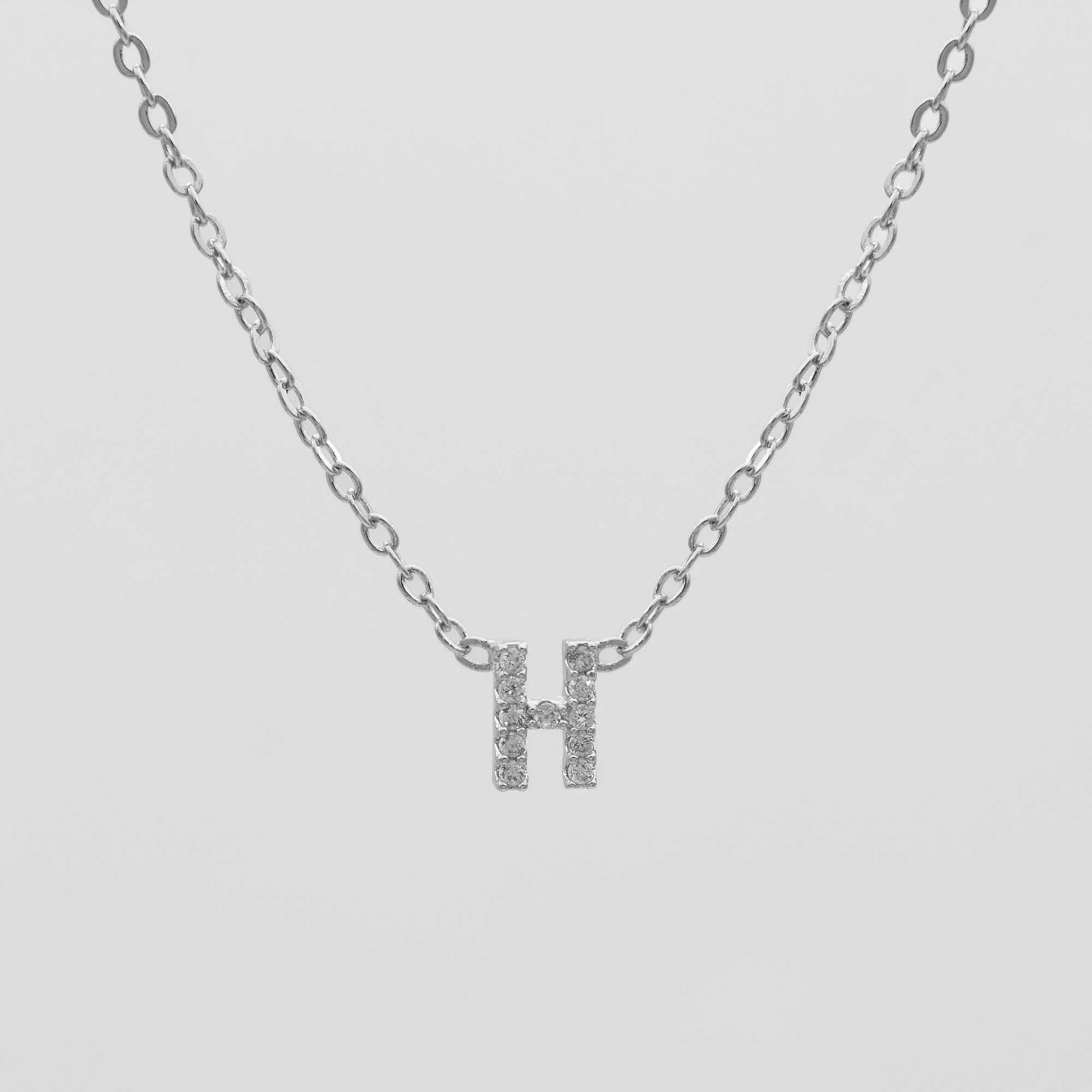 Maia Pave Initial Necklace - Image 36