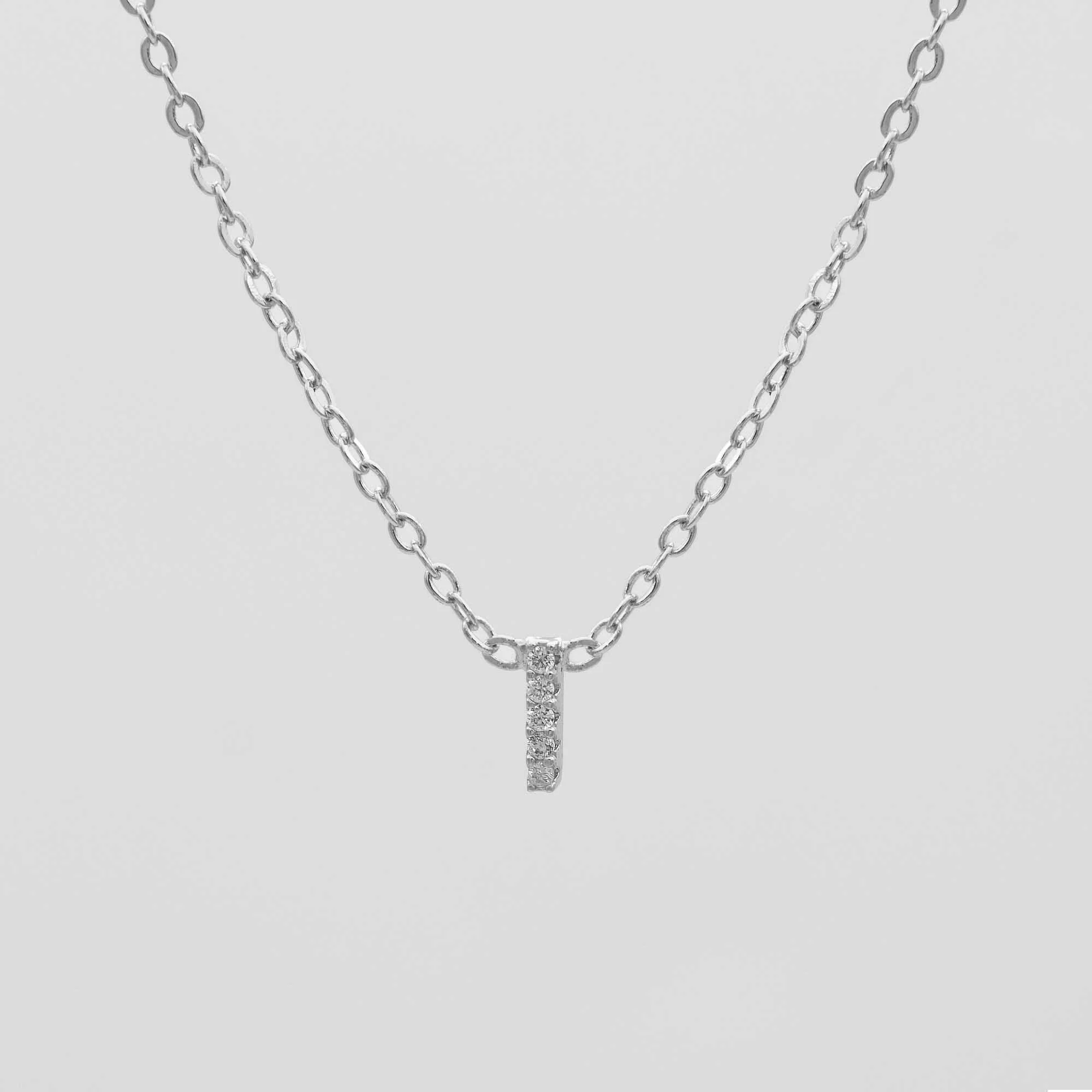 Maia Pave Initial Necklace - Image 37