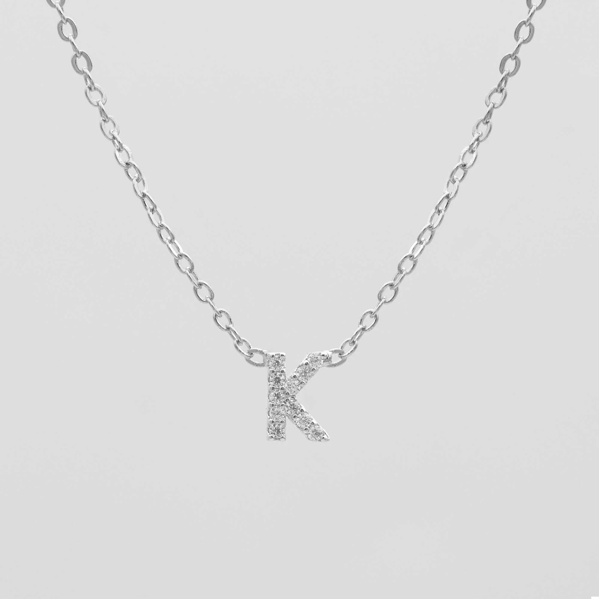 Maia Pave Initial Necklace - Image 39