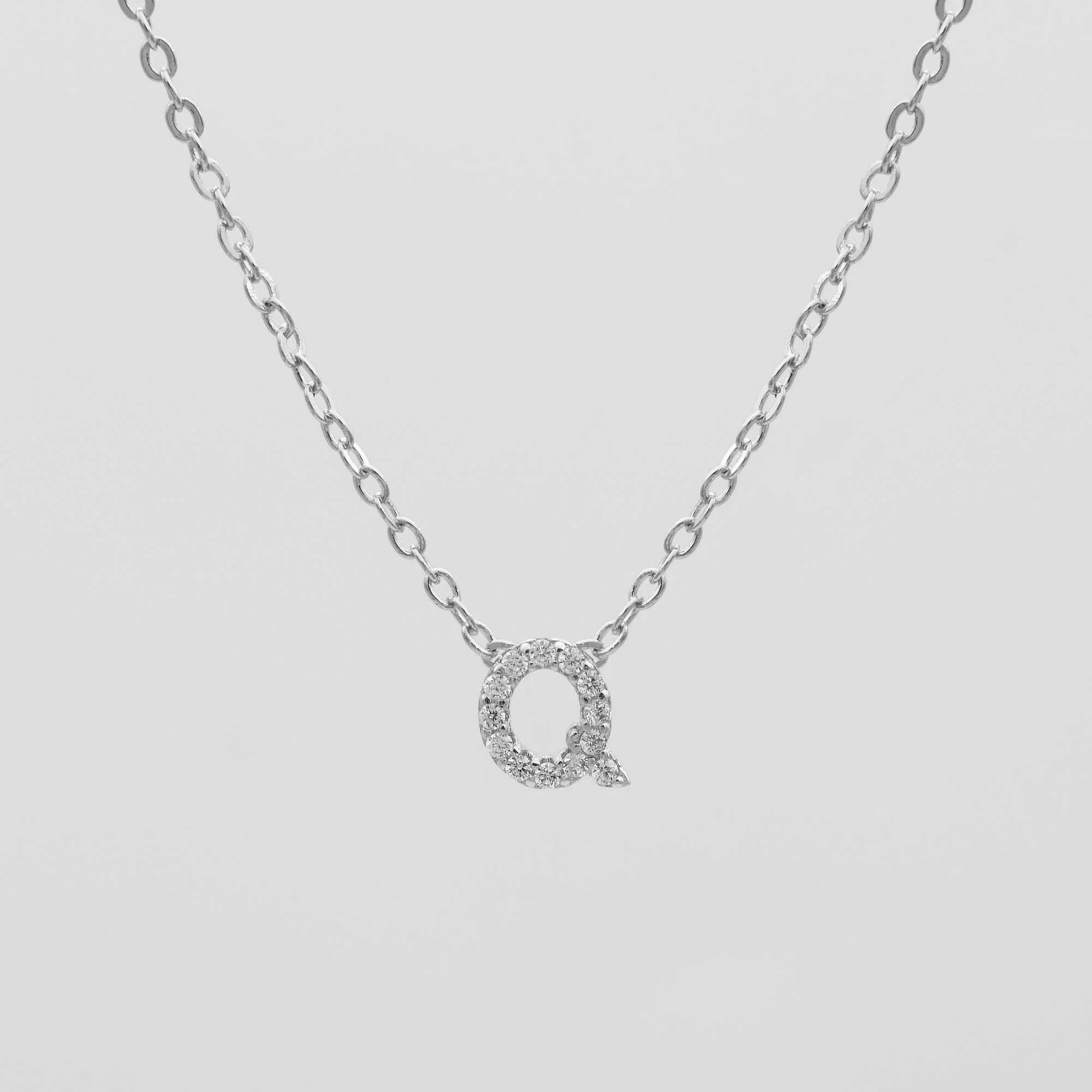 Maia Pave Initial Necklace - Image 42