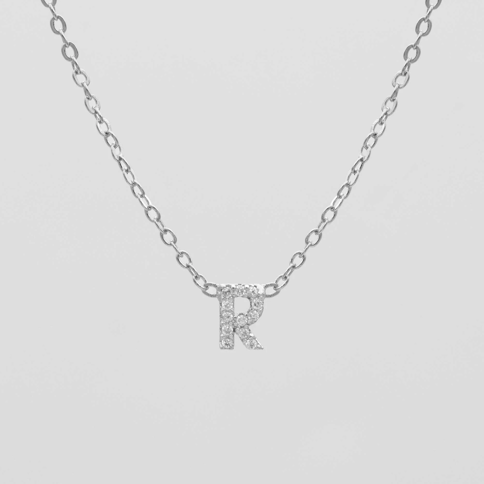 Maia Pave Initial Necklace - Image 43