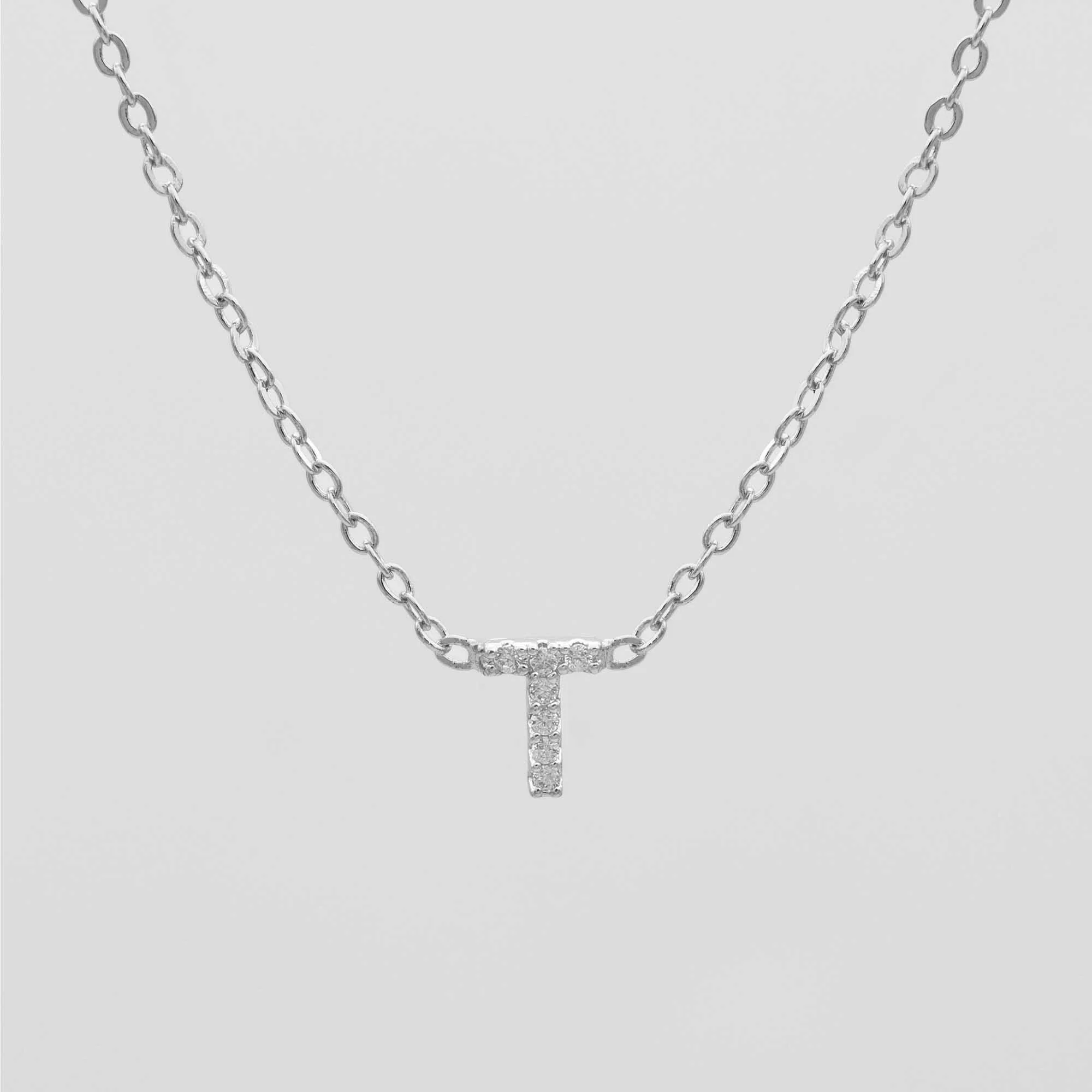 Maia Pave Initial Necklace - Image 45
