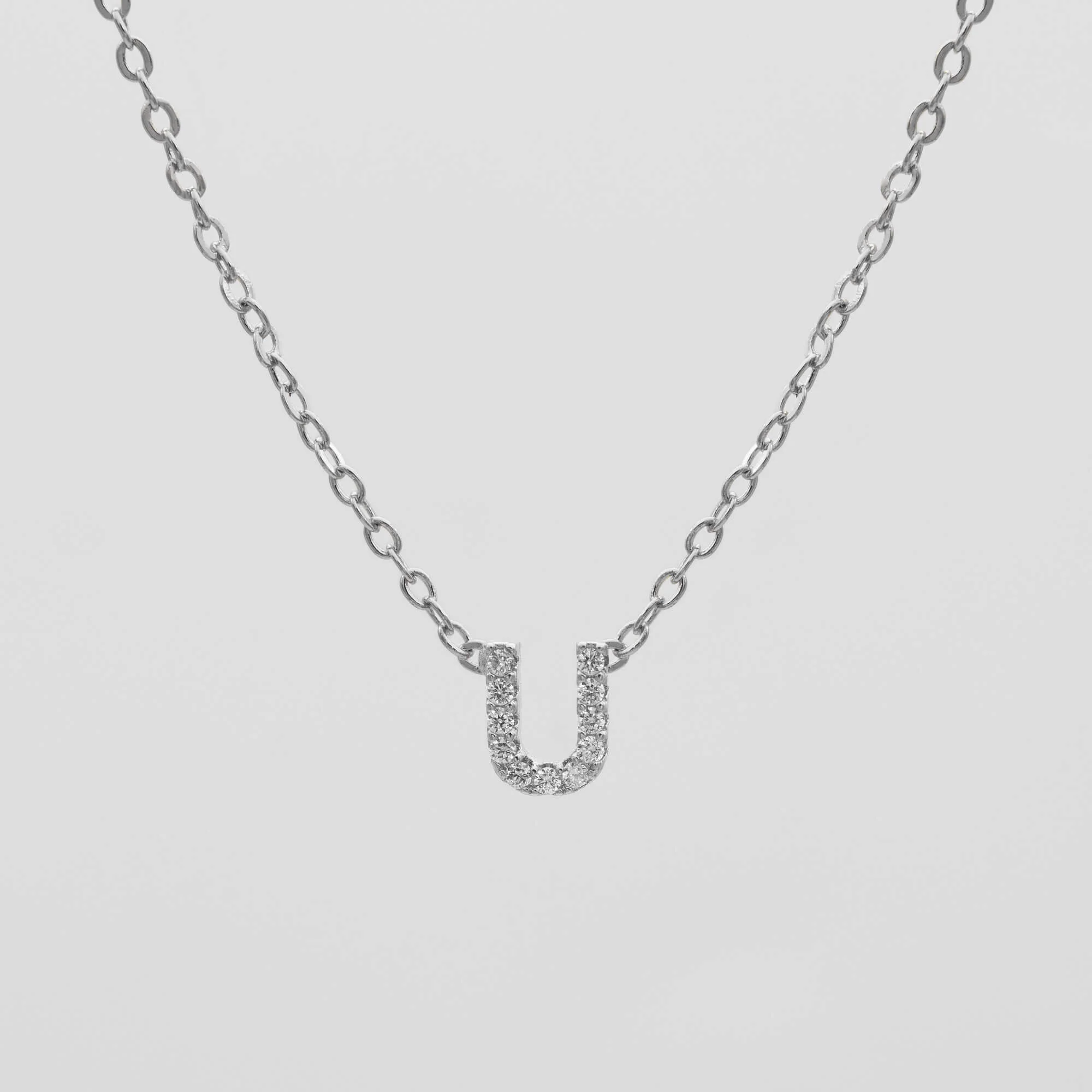 Maia Pave Initial Necklace - Image 46