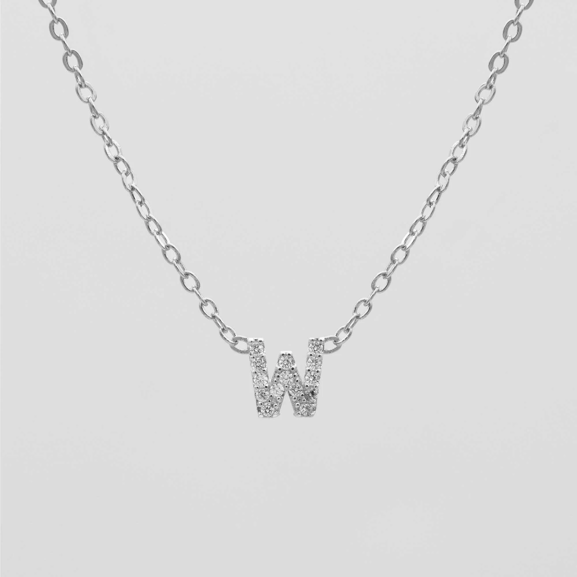 Maia Pave Initial Necklace - Image 48
