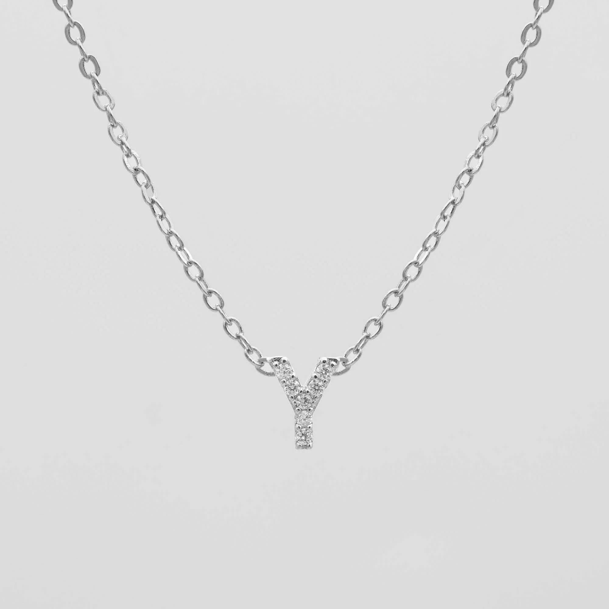 Maia Pave Initial Necklace - Image 50