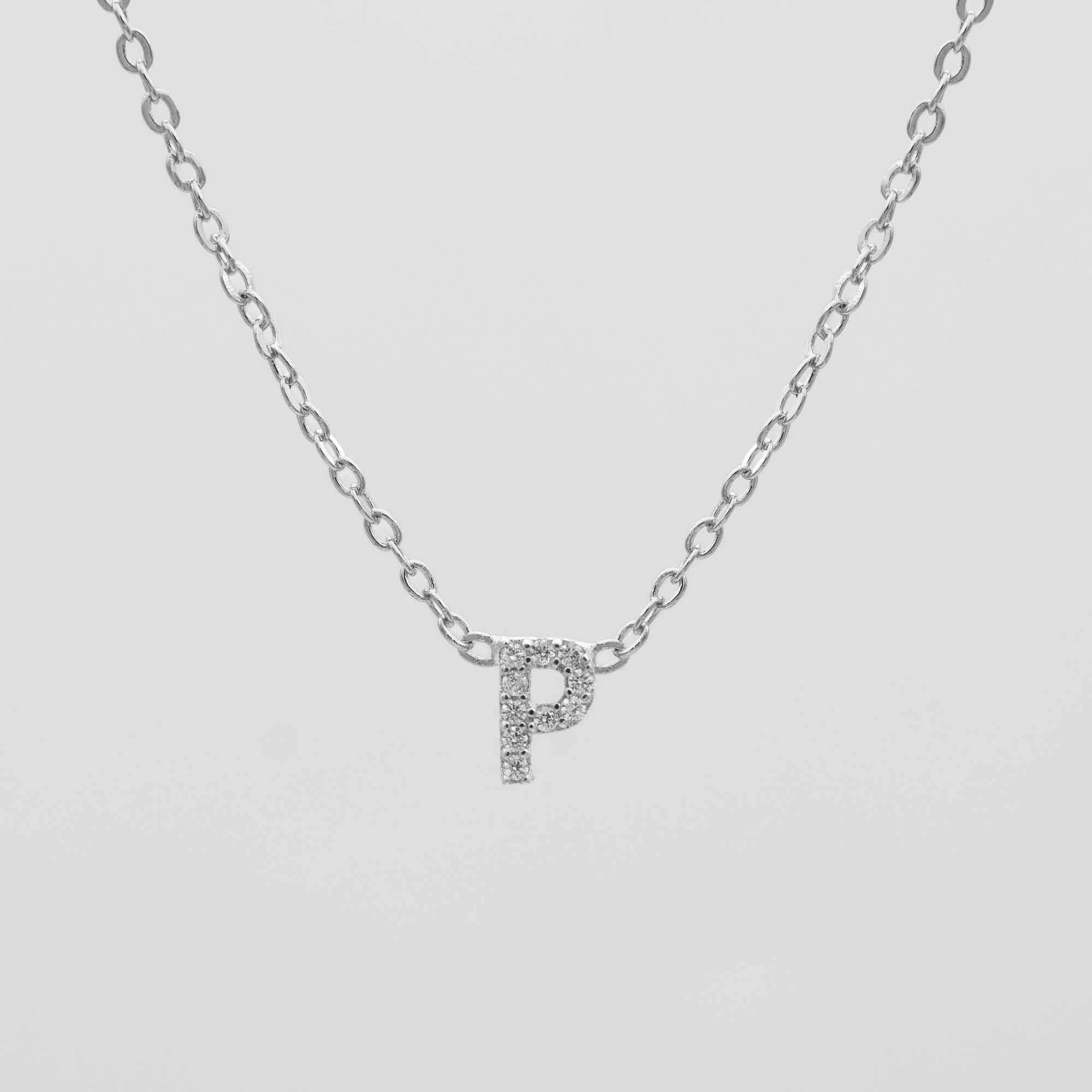 Maia Pave Initial Necklace - Image 54