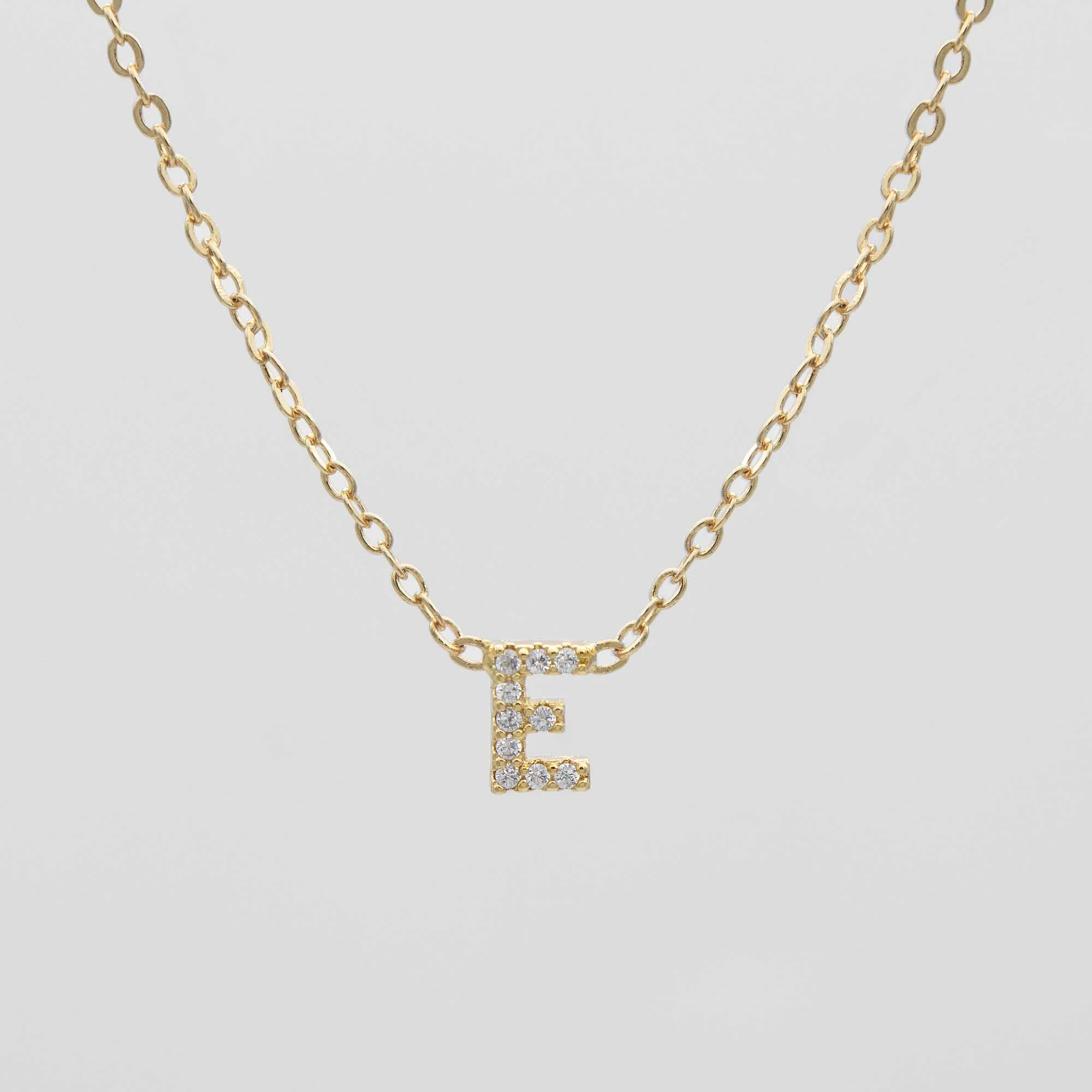 Maia Pave Initial Necklace - Image 8