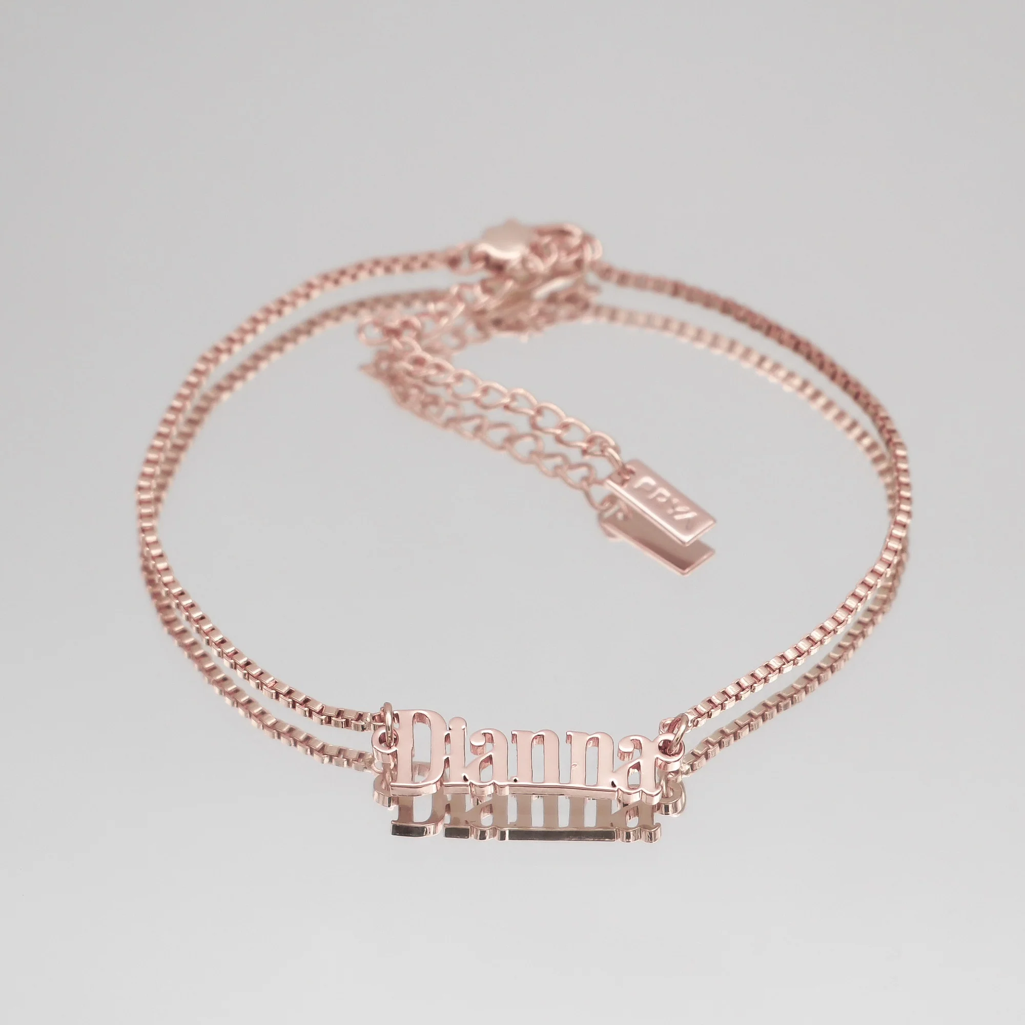 Manhattan Custom Name Anklet - Image 10