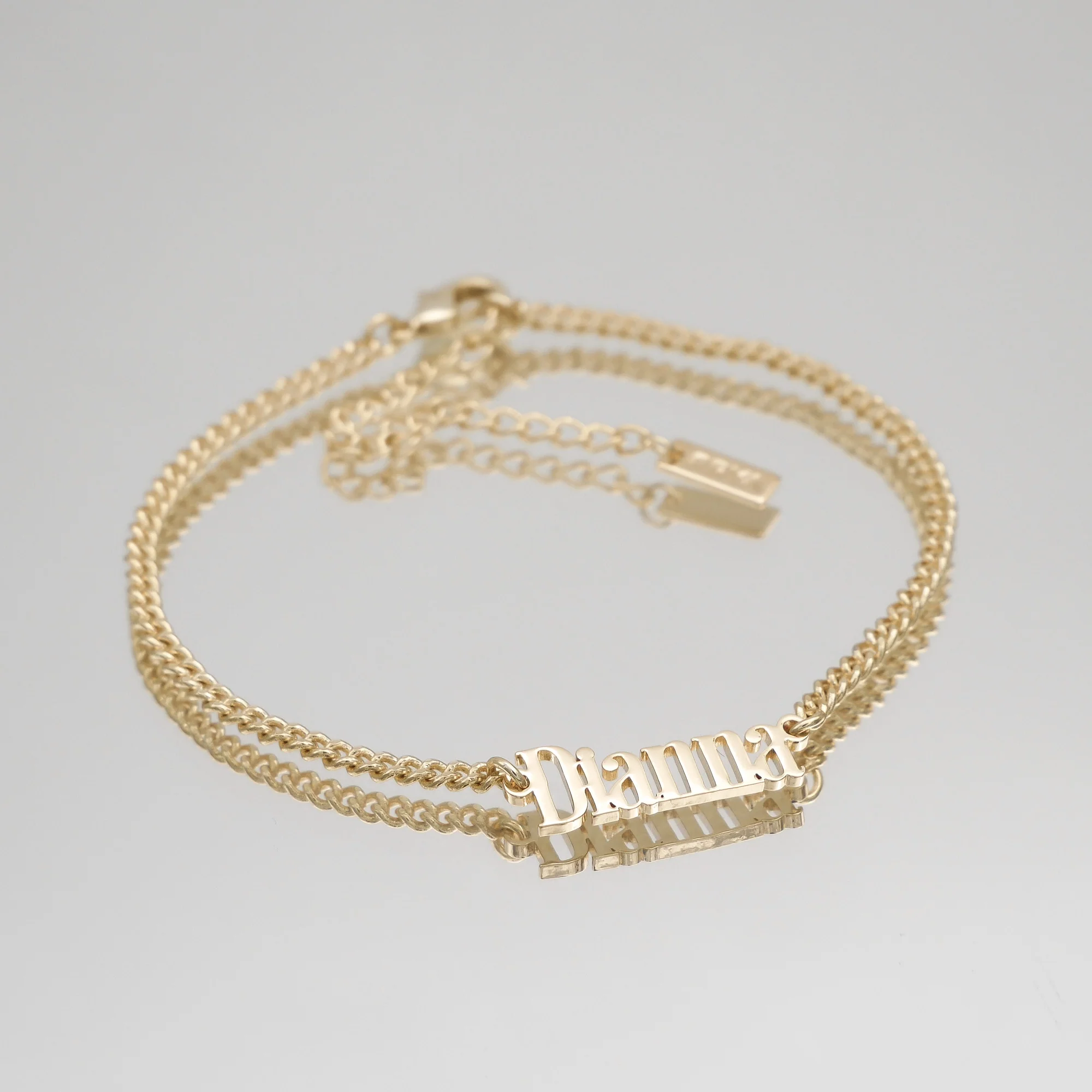 Manhattan Custom Name Anklet - Image 9