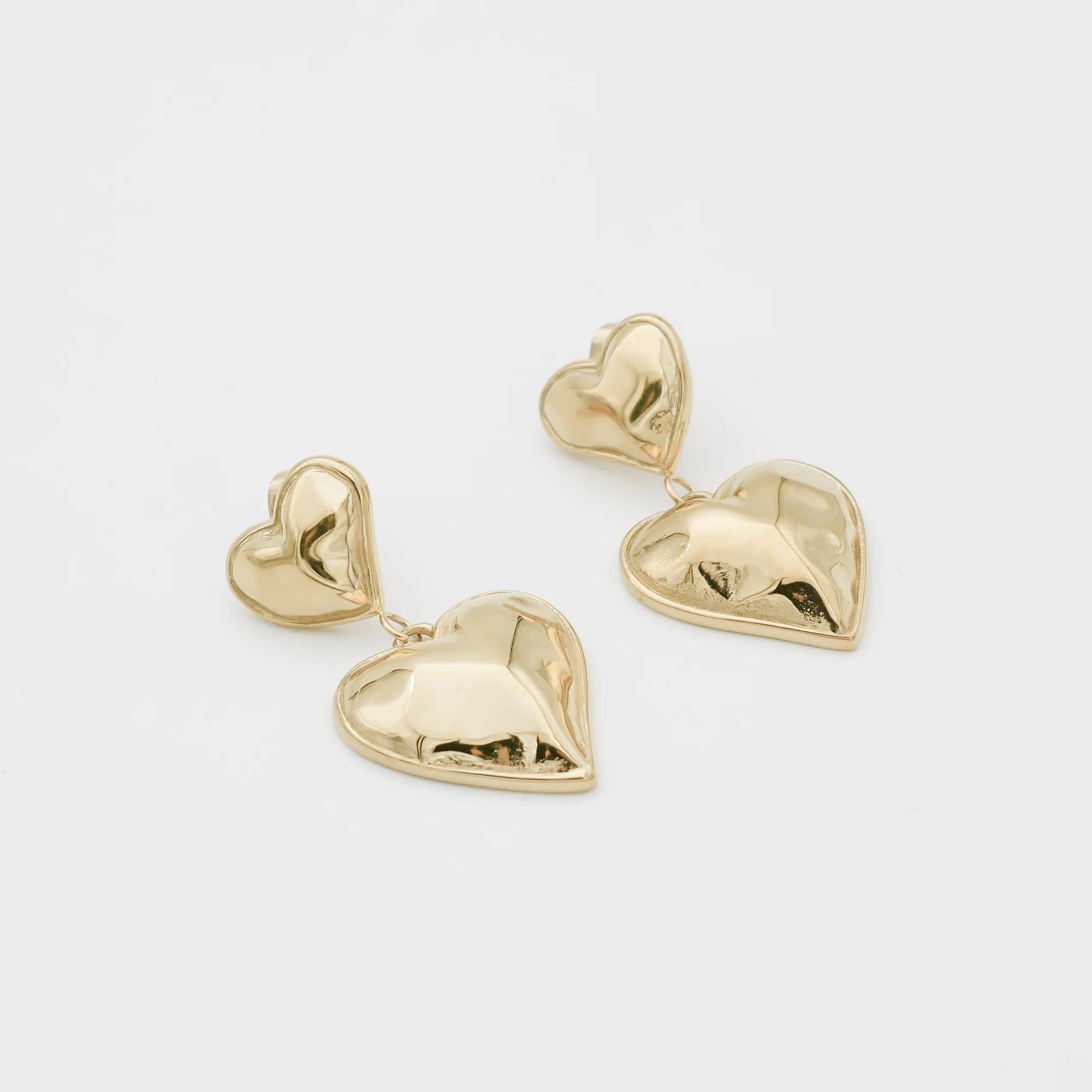 Meela Heart Earrings - Image 3