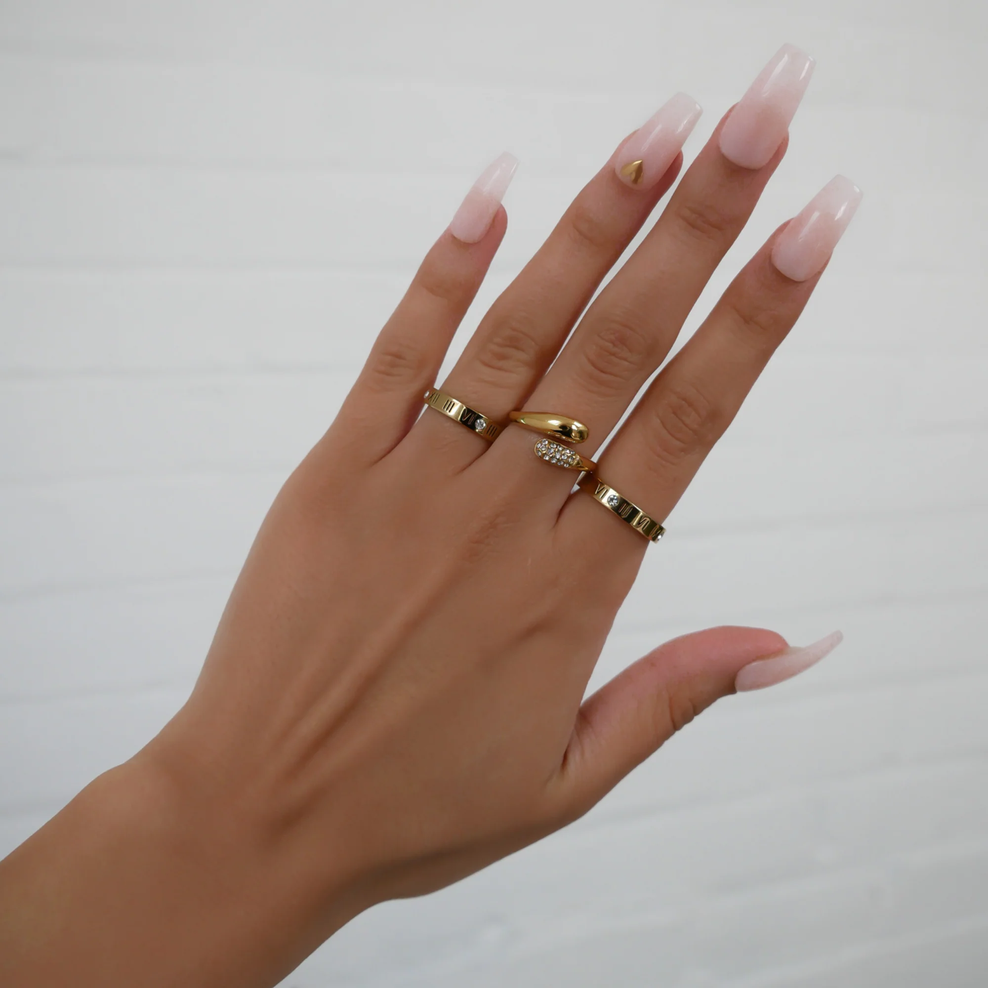Melia Adjustable Snake Ring - Image 3