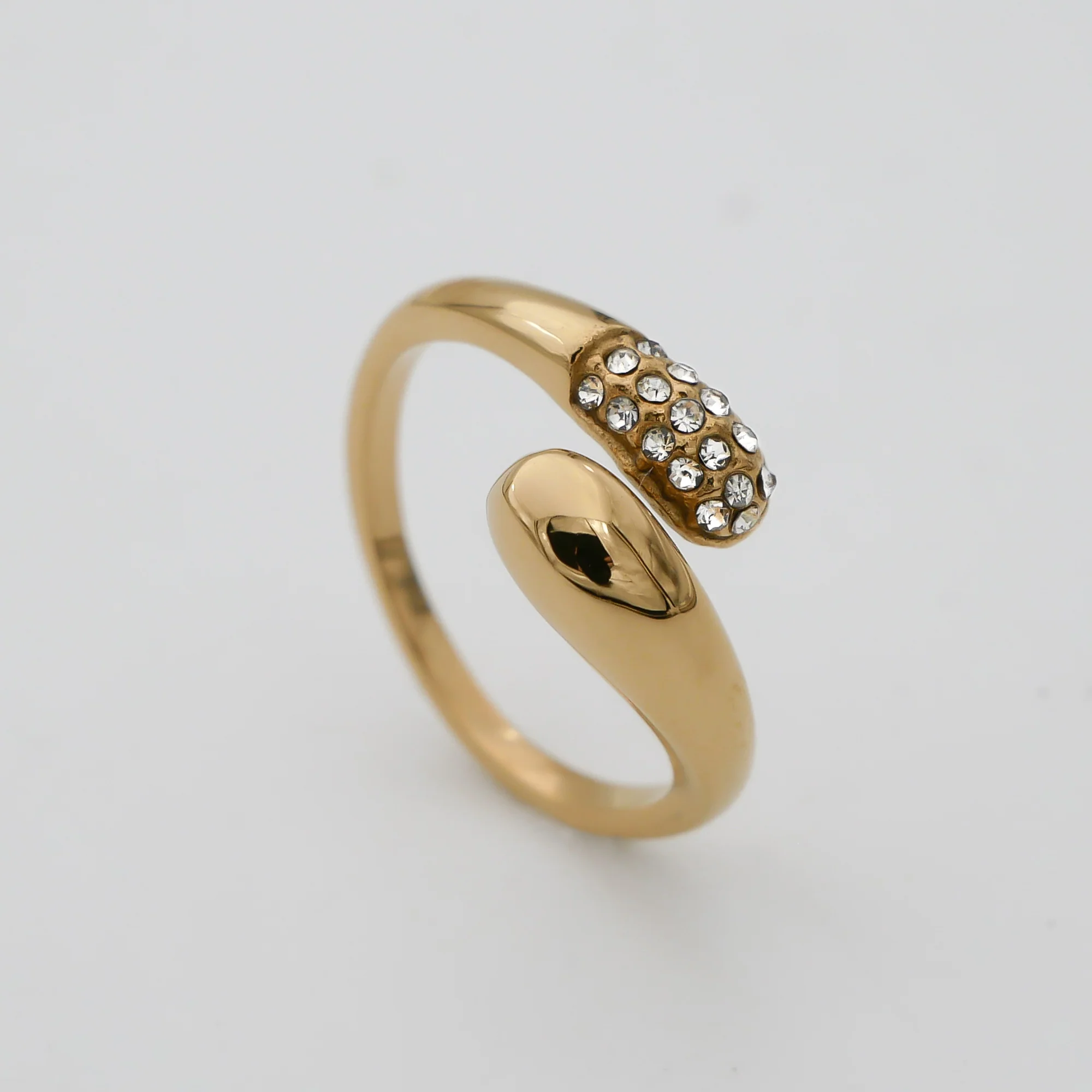 Melia Adjustable Snake Ring - Image 4