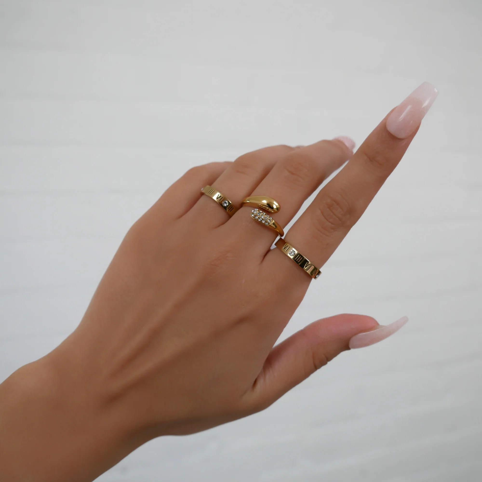 Melia Adjustable Snake Ring - Image 5