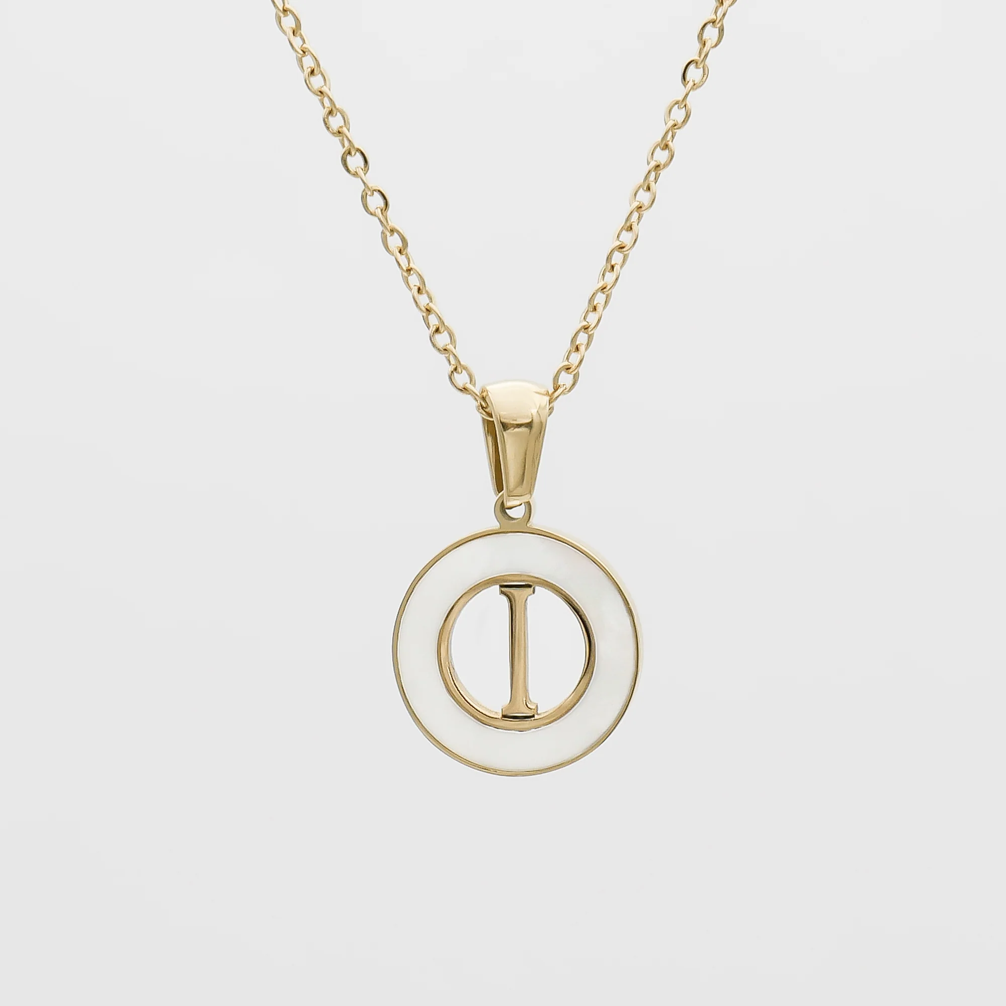 Mia Opal Initial Necklace - Image 10