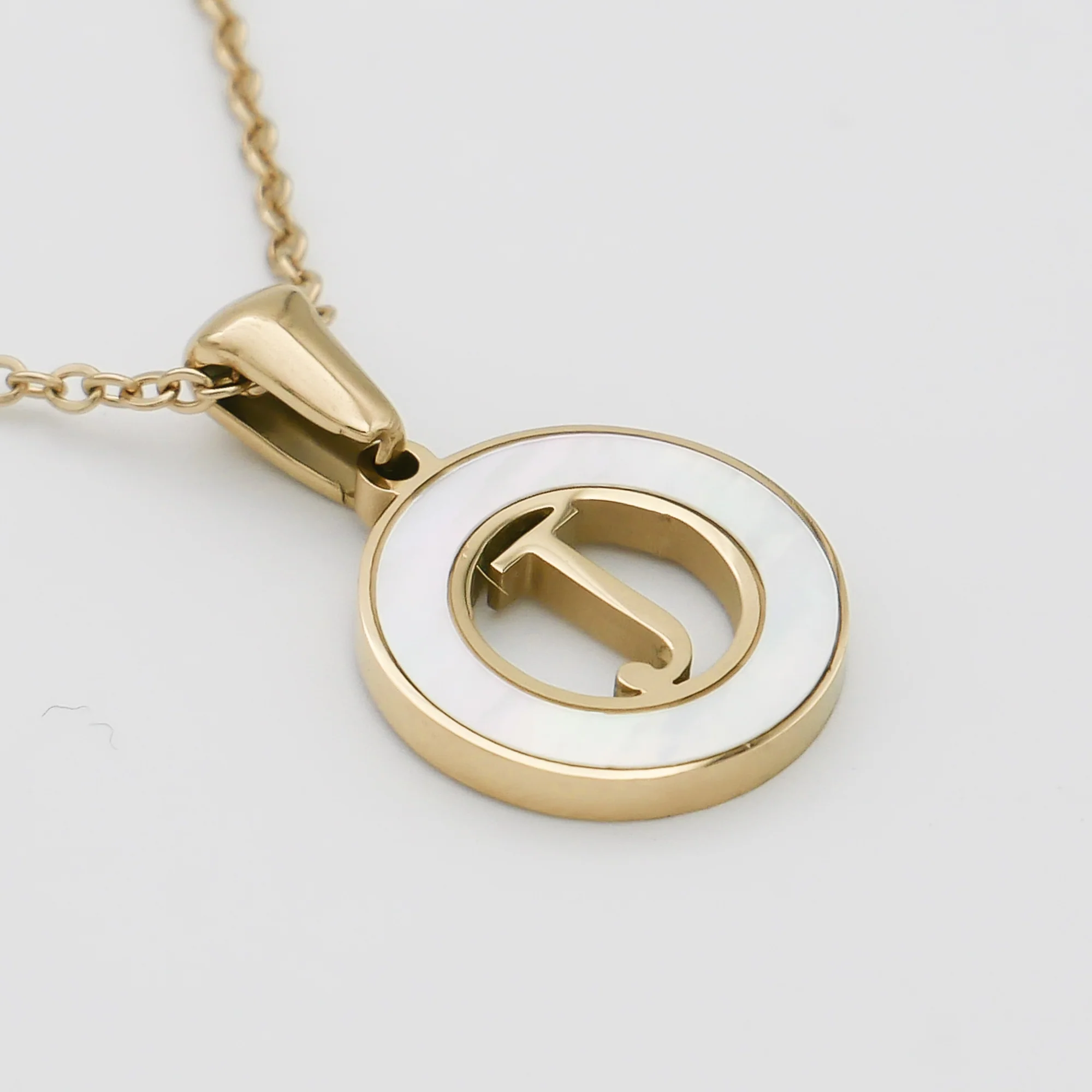 Mia Opal Initial Necklace - Image 11