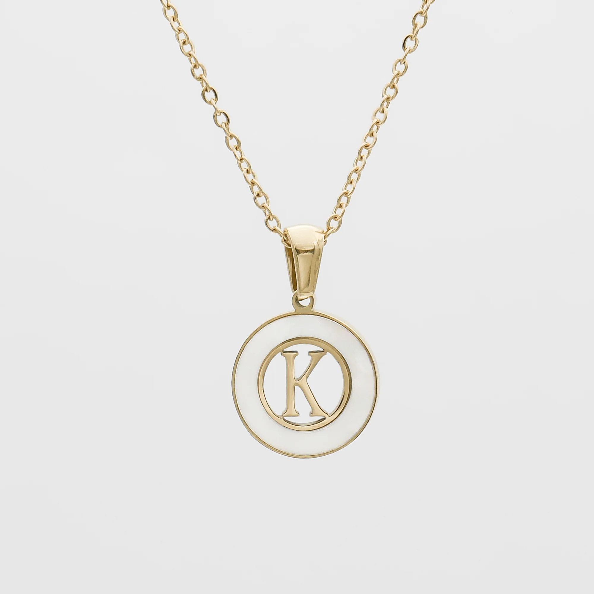 Mia Opal Initial Necklace - Image 12
