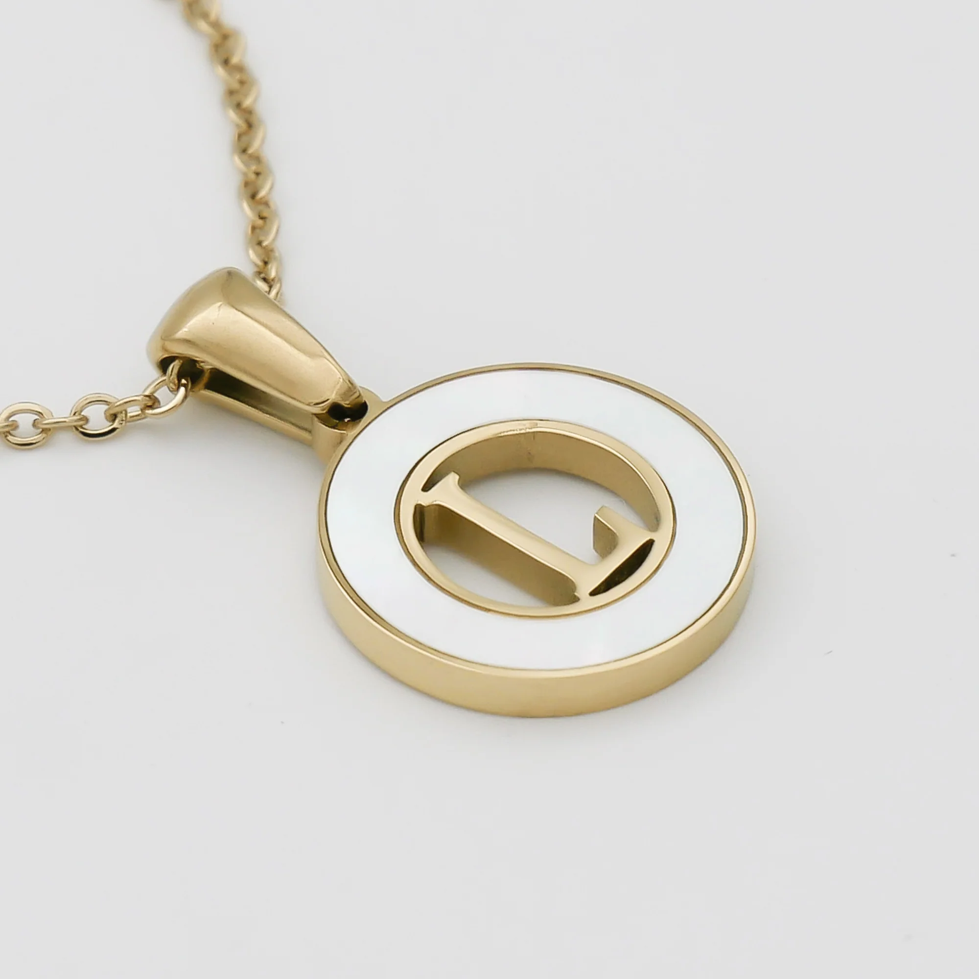 Mia Opal Initial Necklace - Image 14