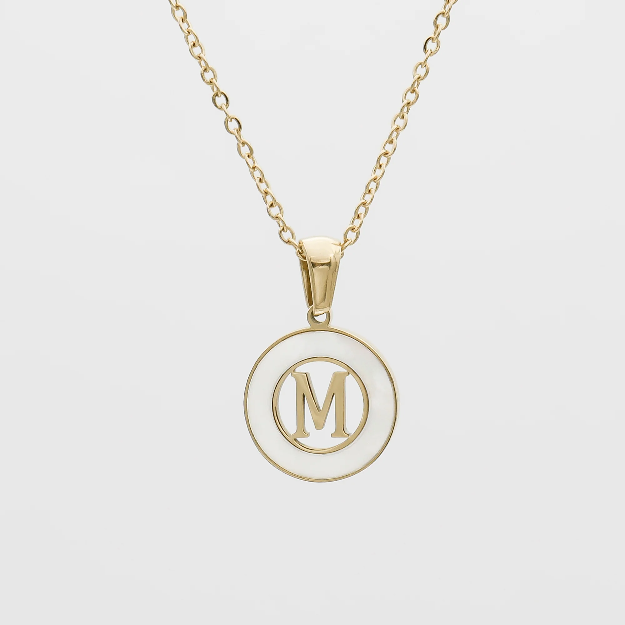 Mia Opal Initial Necklace - Image 15