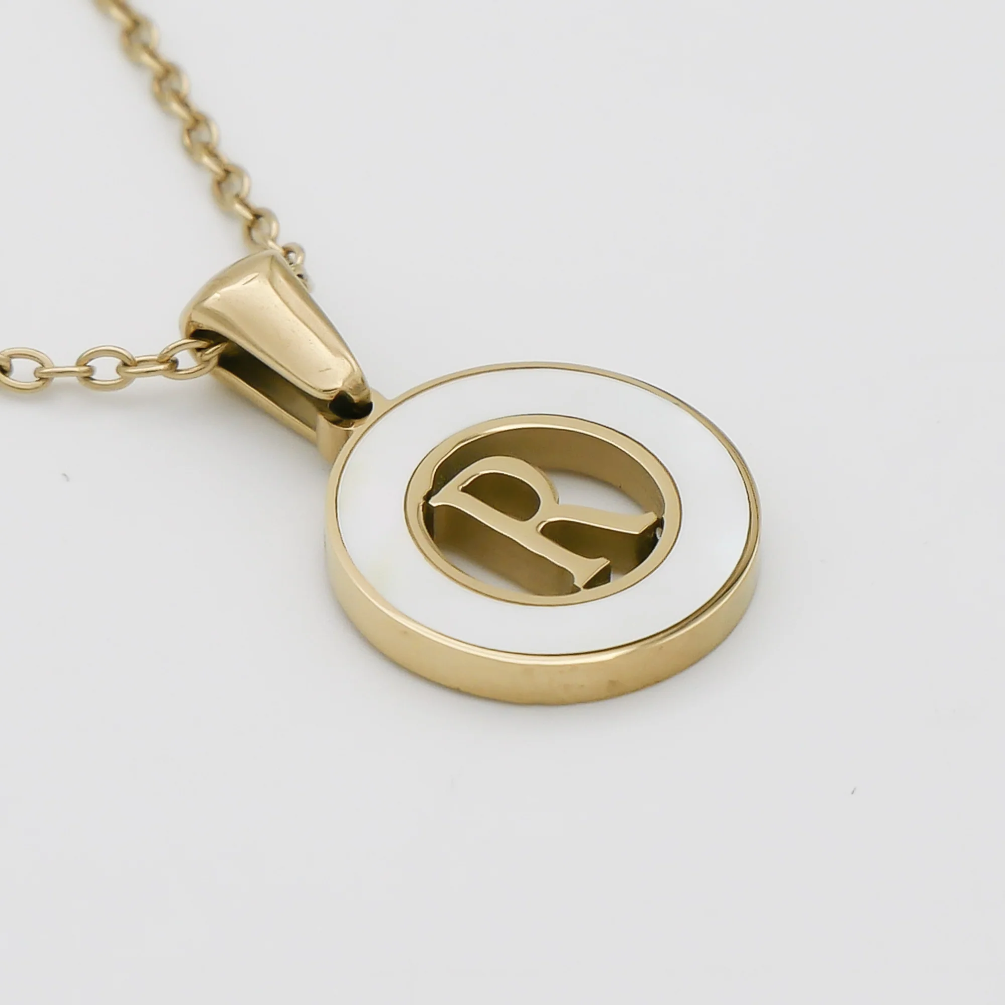 Mia Opal Initial Necklace - Image 18