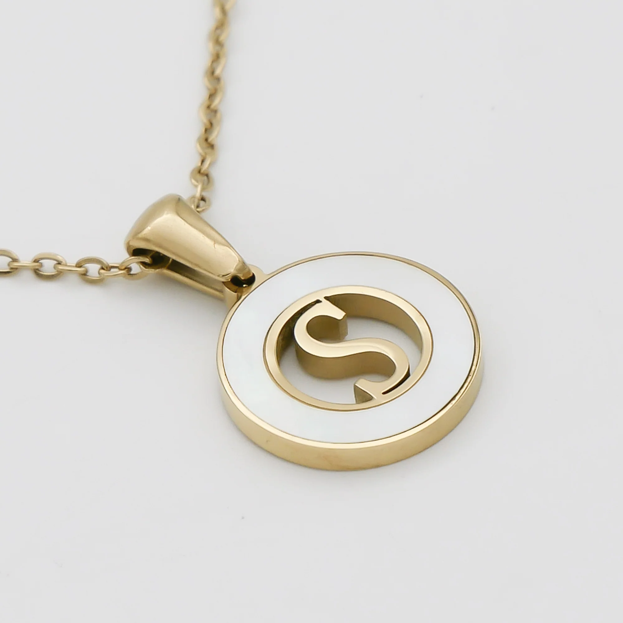 Mia Opal Initial Necklace - Image 20