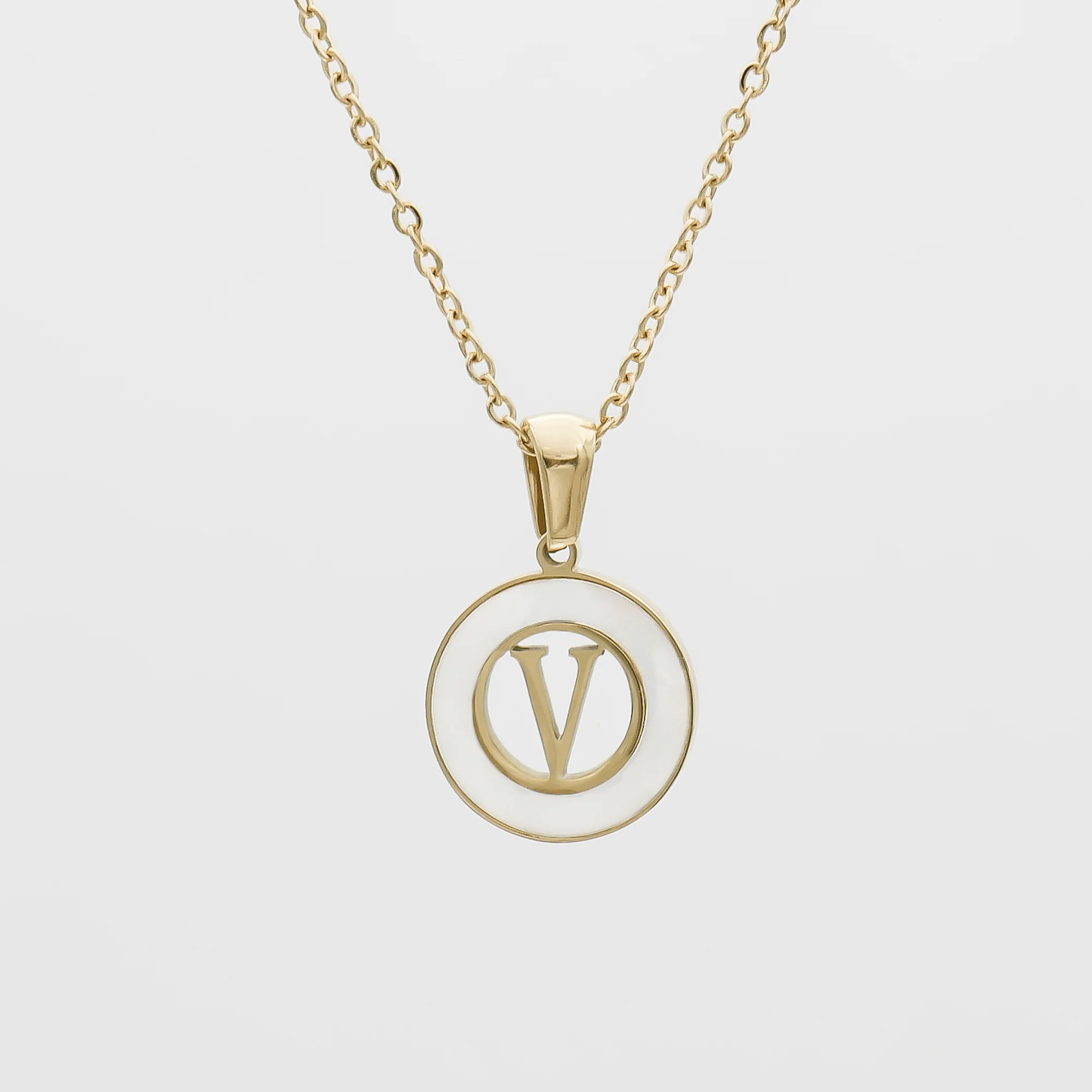 Mia Opal Initial Necklace - Image 22