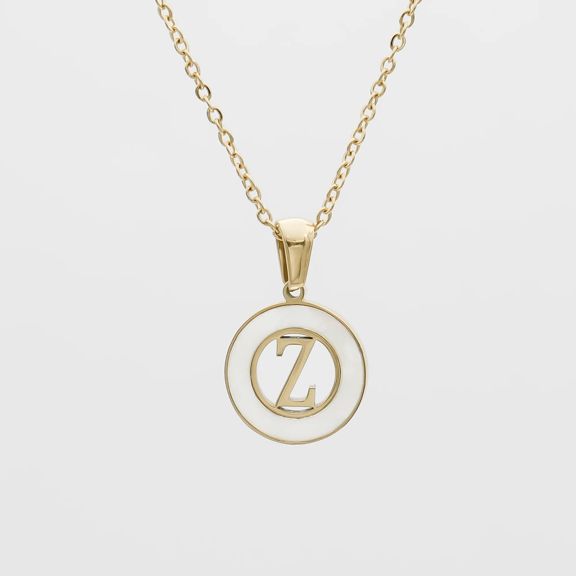 Mia Opal Initial Necklace - Image 25