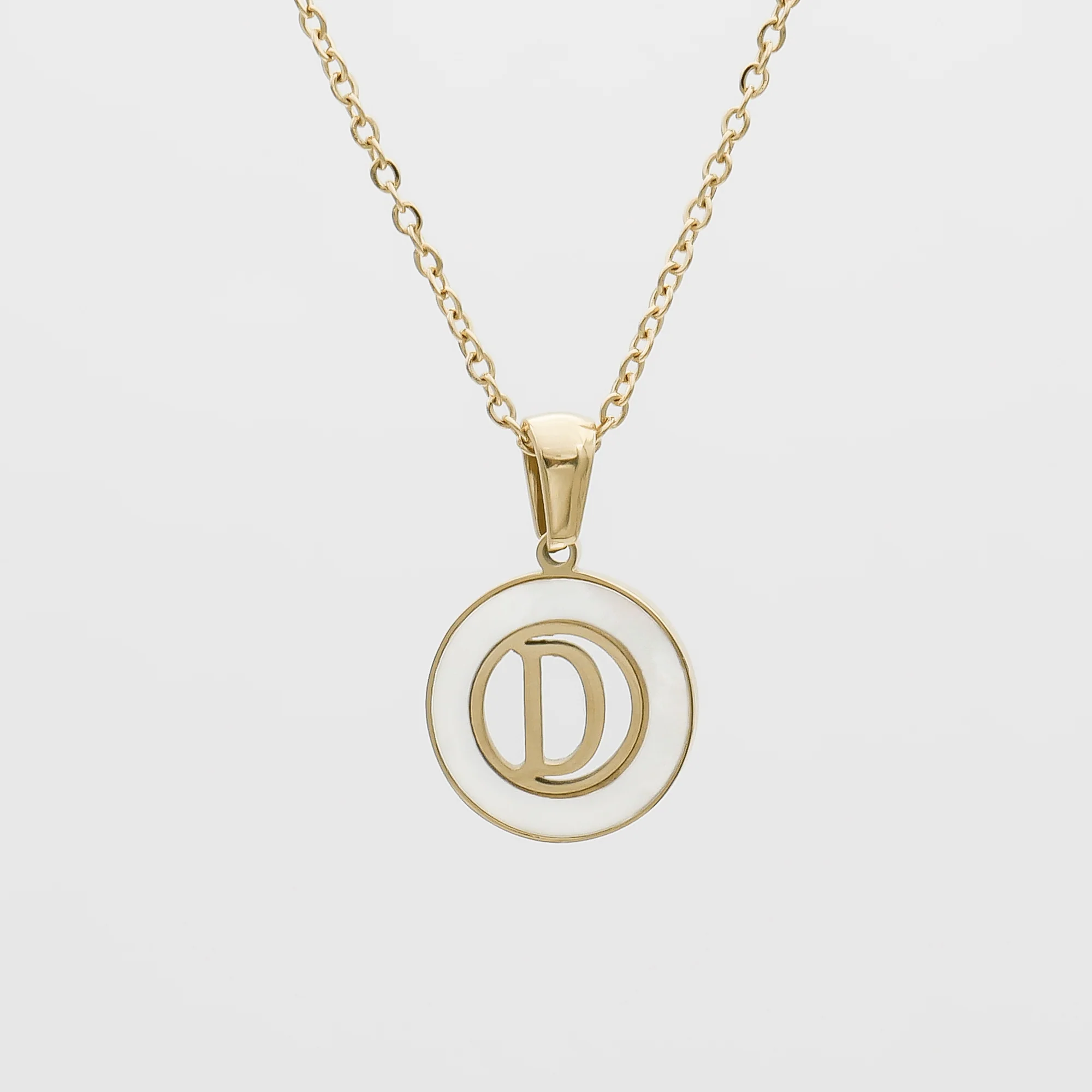Mia Opal Initial Necklace - Image 6