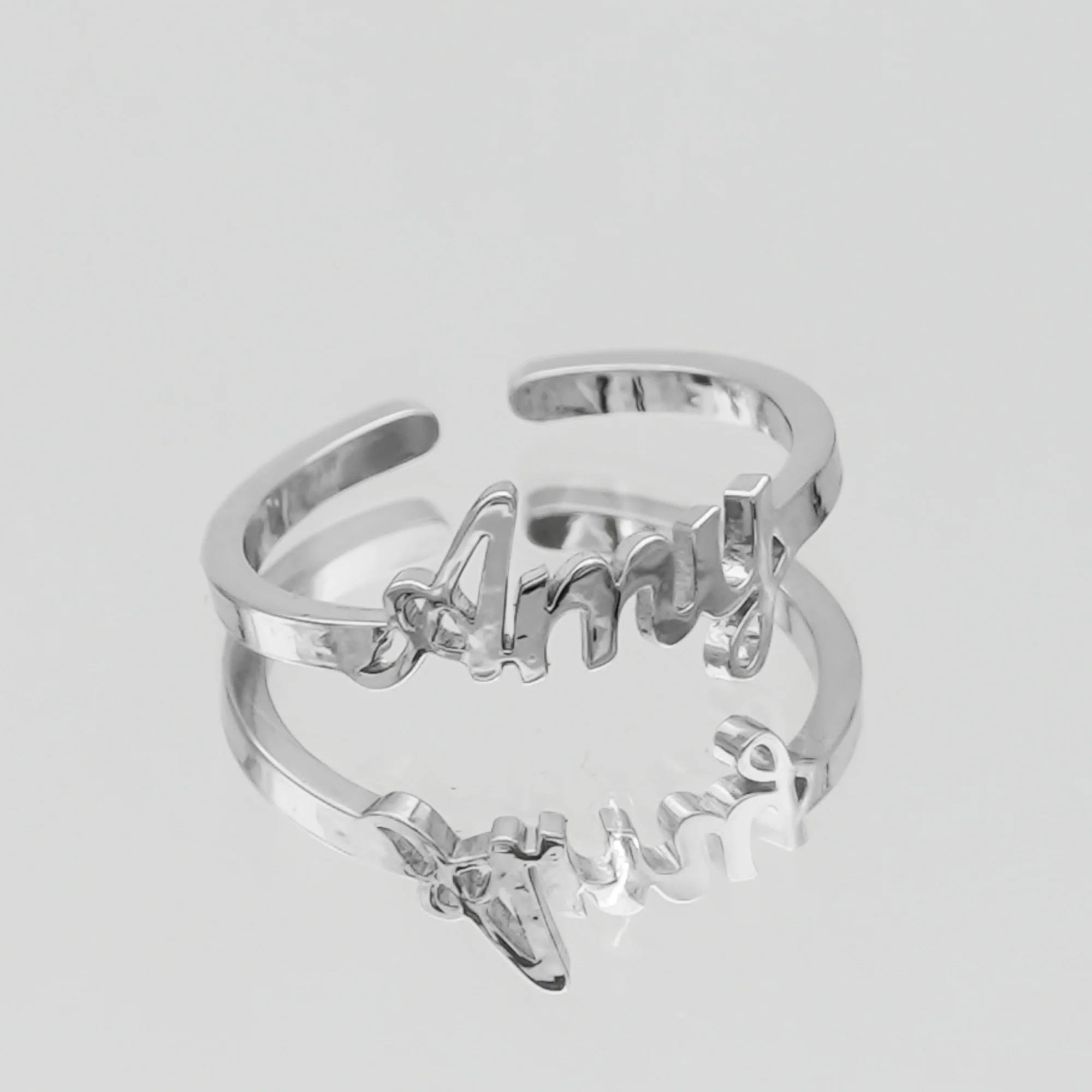 Miami Custom Name Ring - Image 5