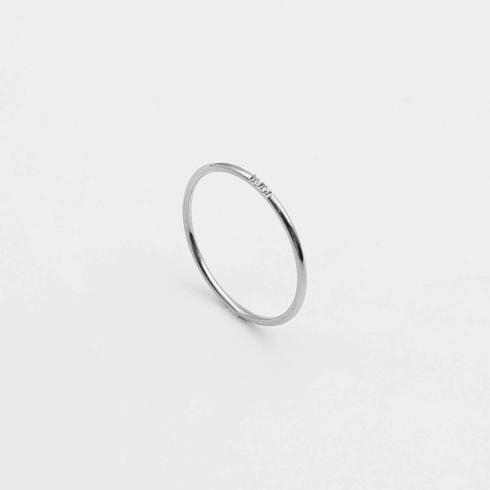 Mila Dainty Diamond Ring - Image 13
