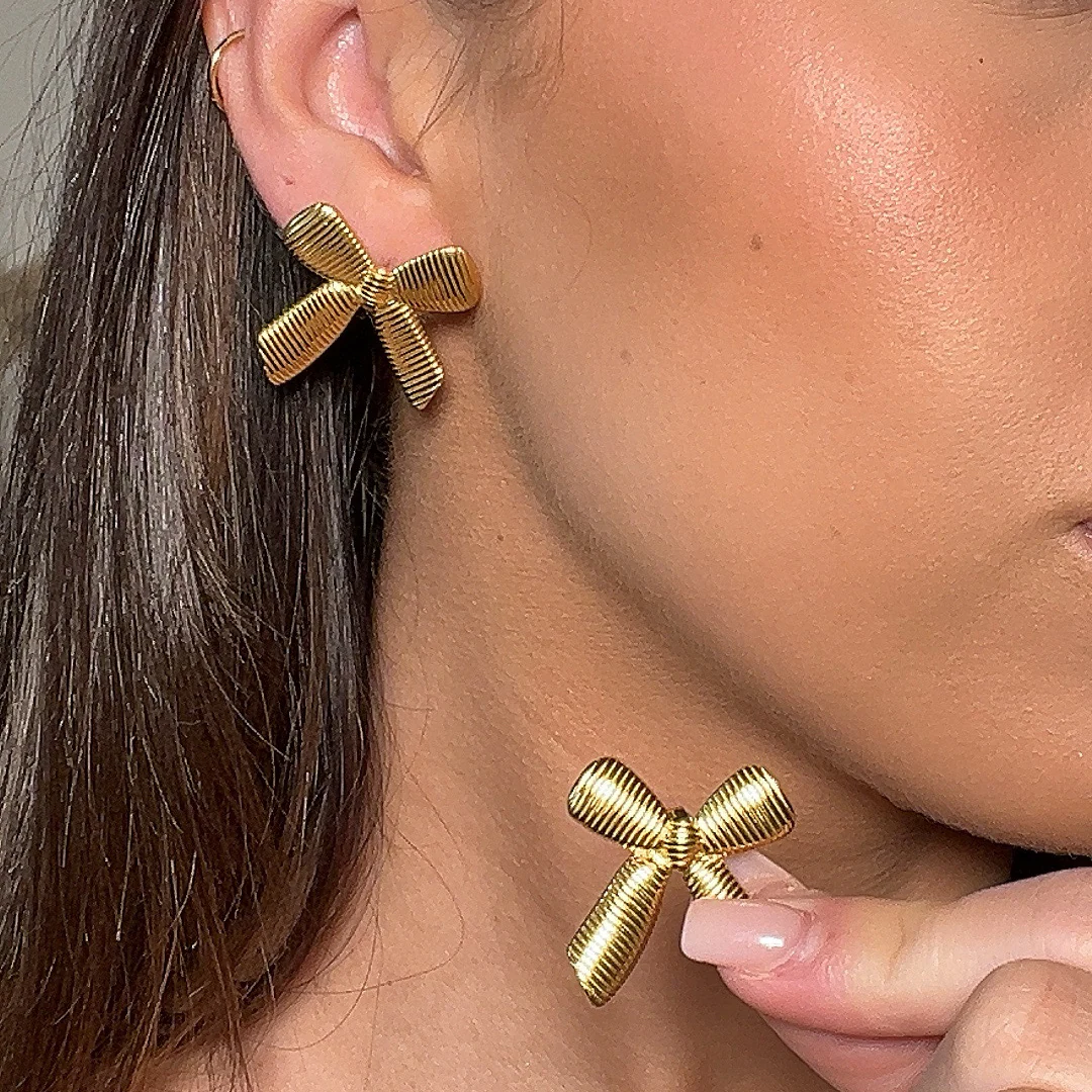 Millie Bow Earrings - Image 2